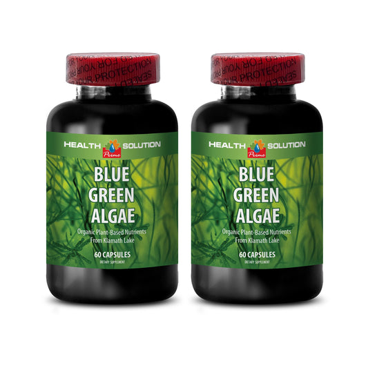 Health Solution Prime Klamath Blue Green Algae Capsules, 60 Capsules
