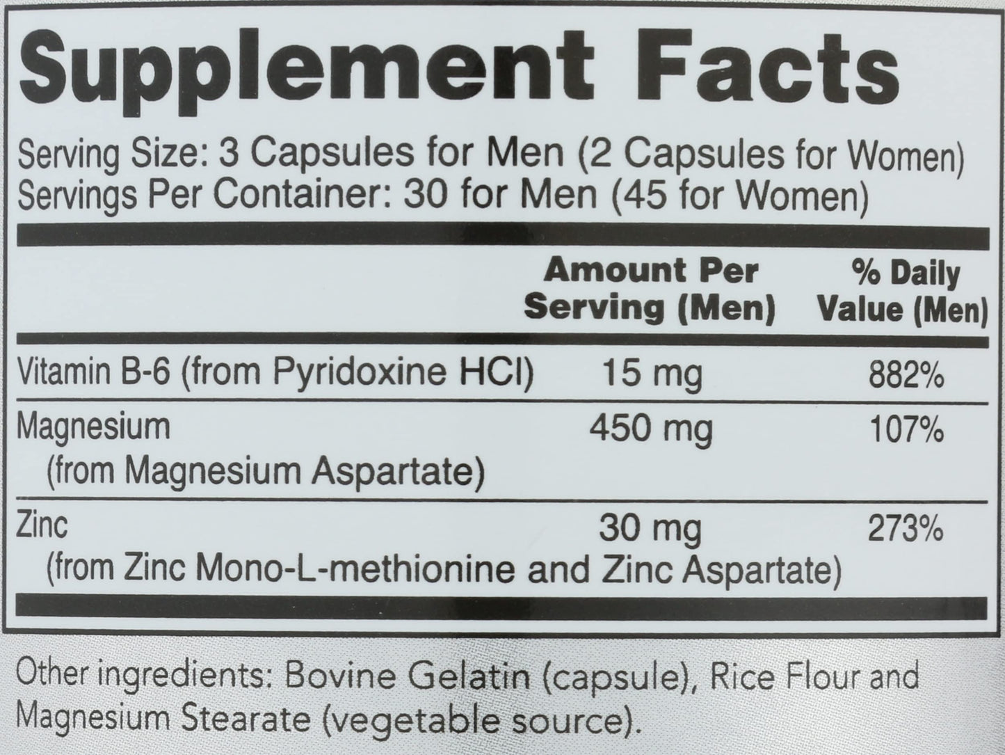 NOW Foods ZMA 800 mg Capsules, 90 Count