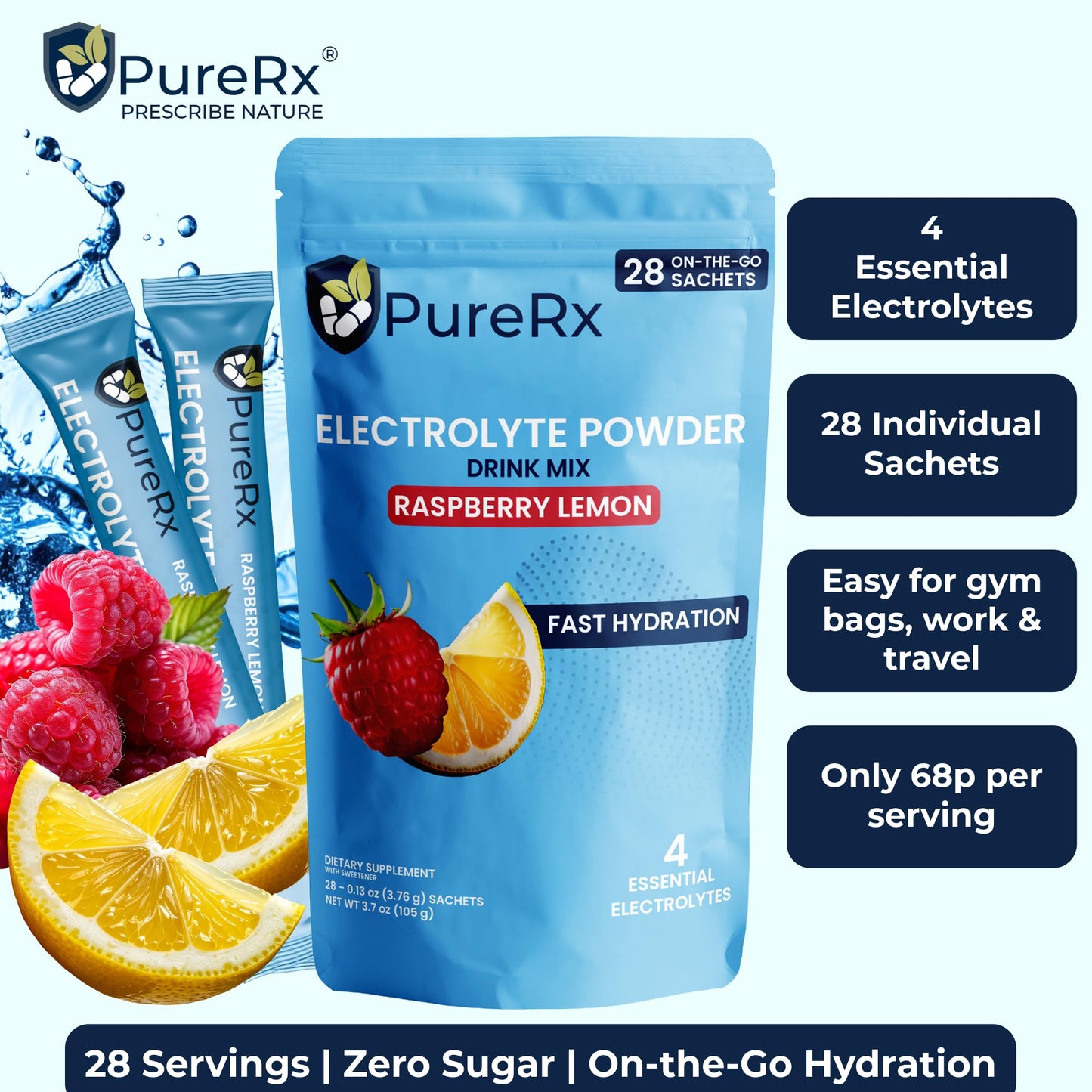 PureRx Electrolyte Powder 0.13 oz