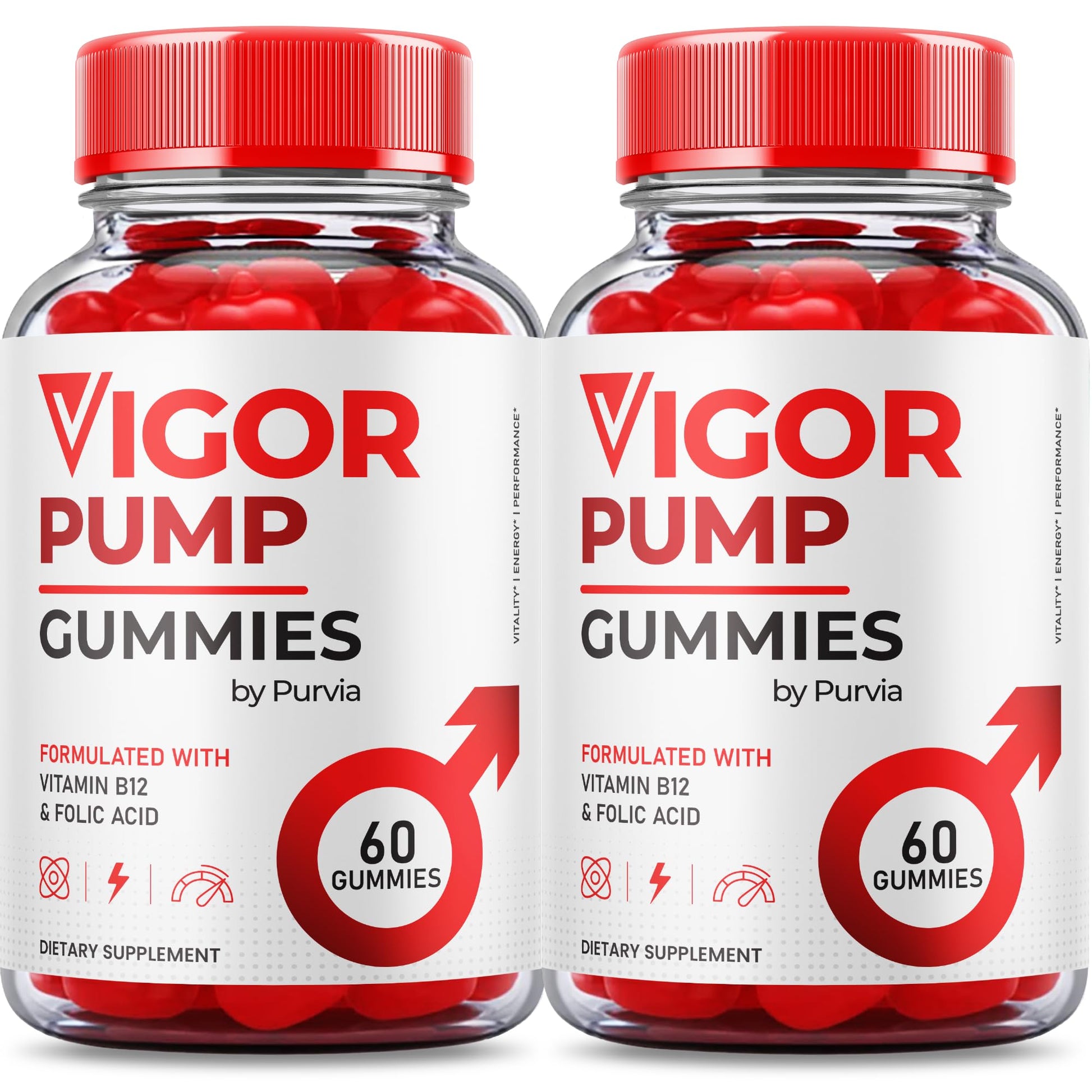 Purvia Vigor Pump Gummies 120 Count