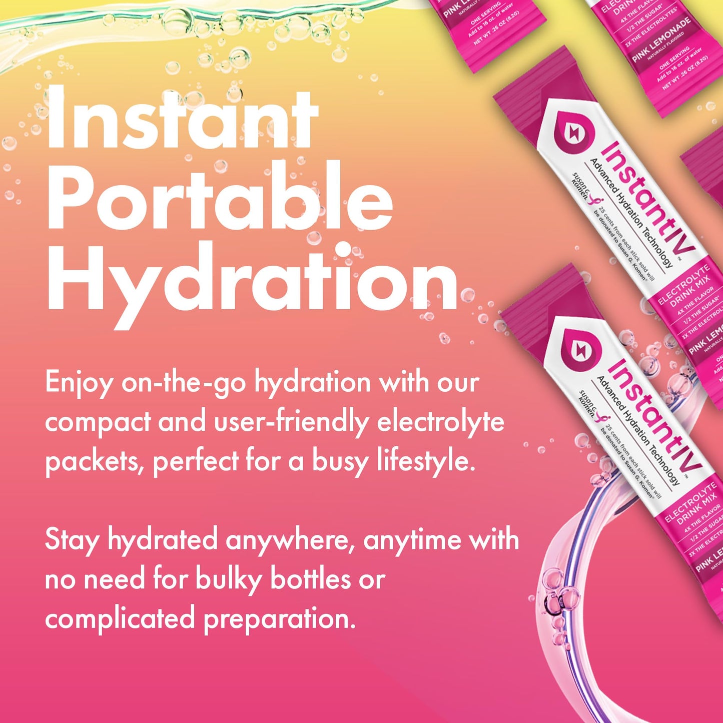 Instant IV Electrolytes Powder, 84 Packets