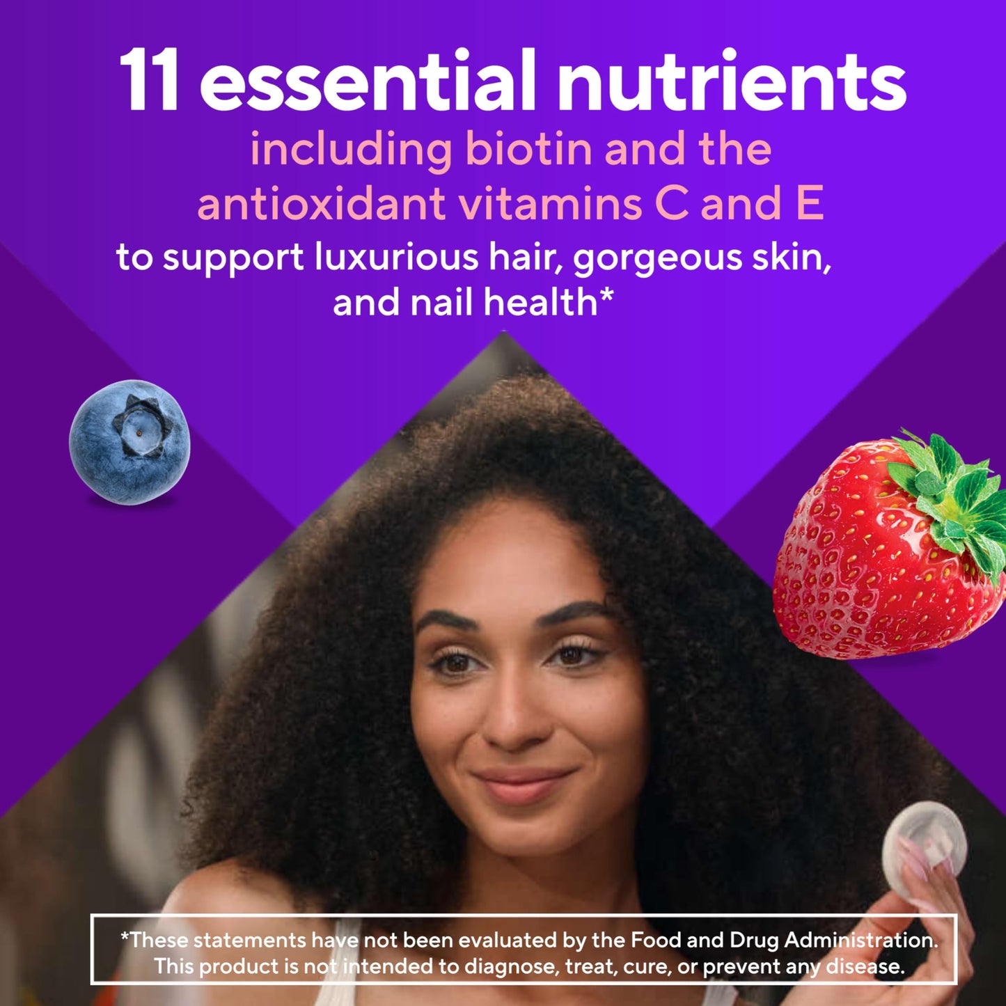 Vitafusion Hair Skin and Nails Gummy 100 Count