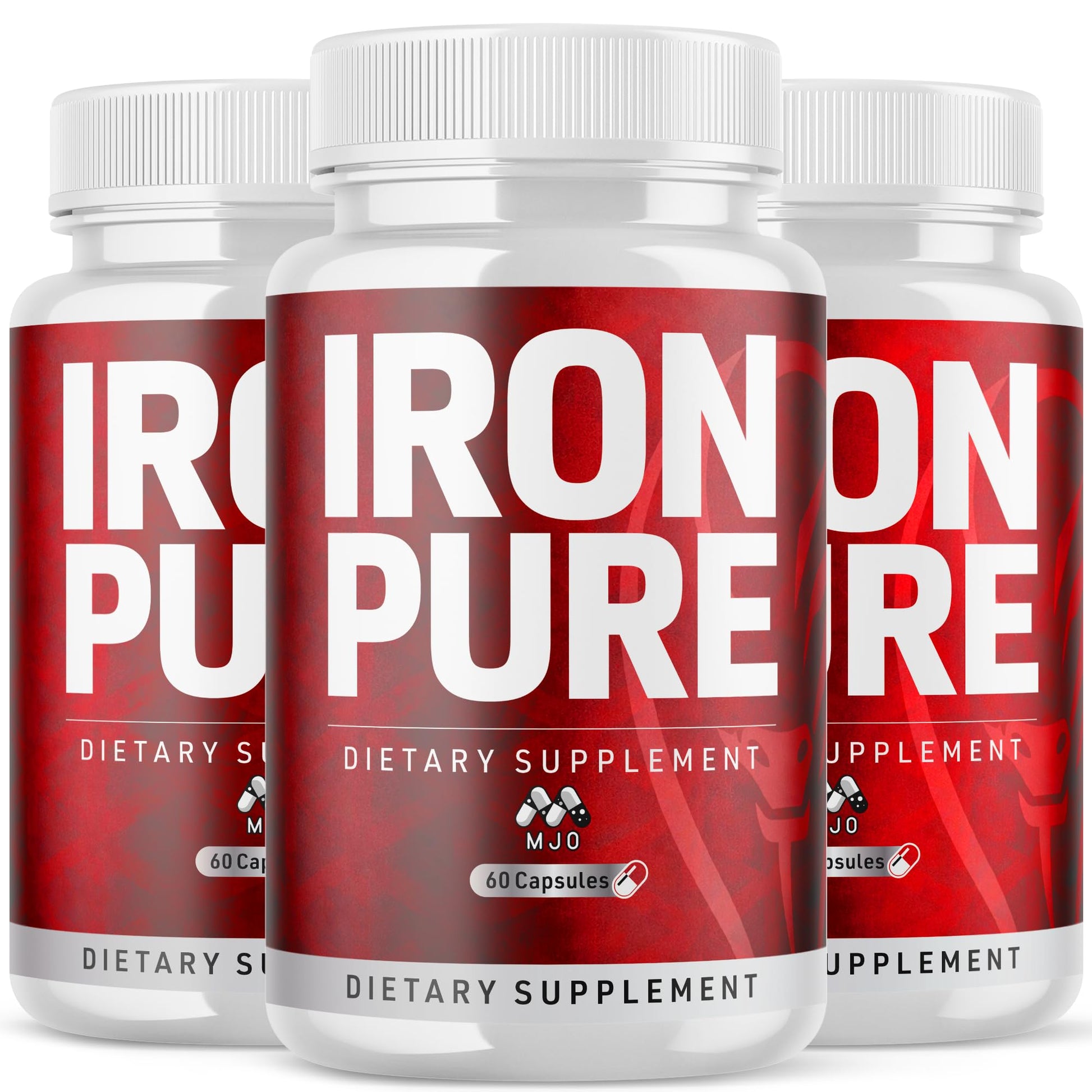 MJO Iron Pure Capsules, 180 Capsules