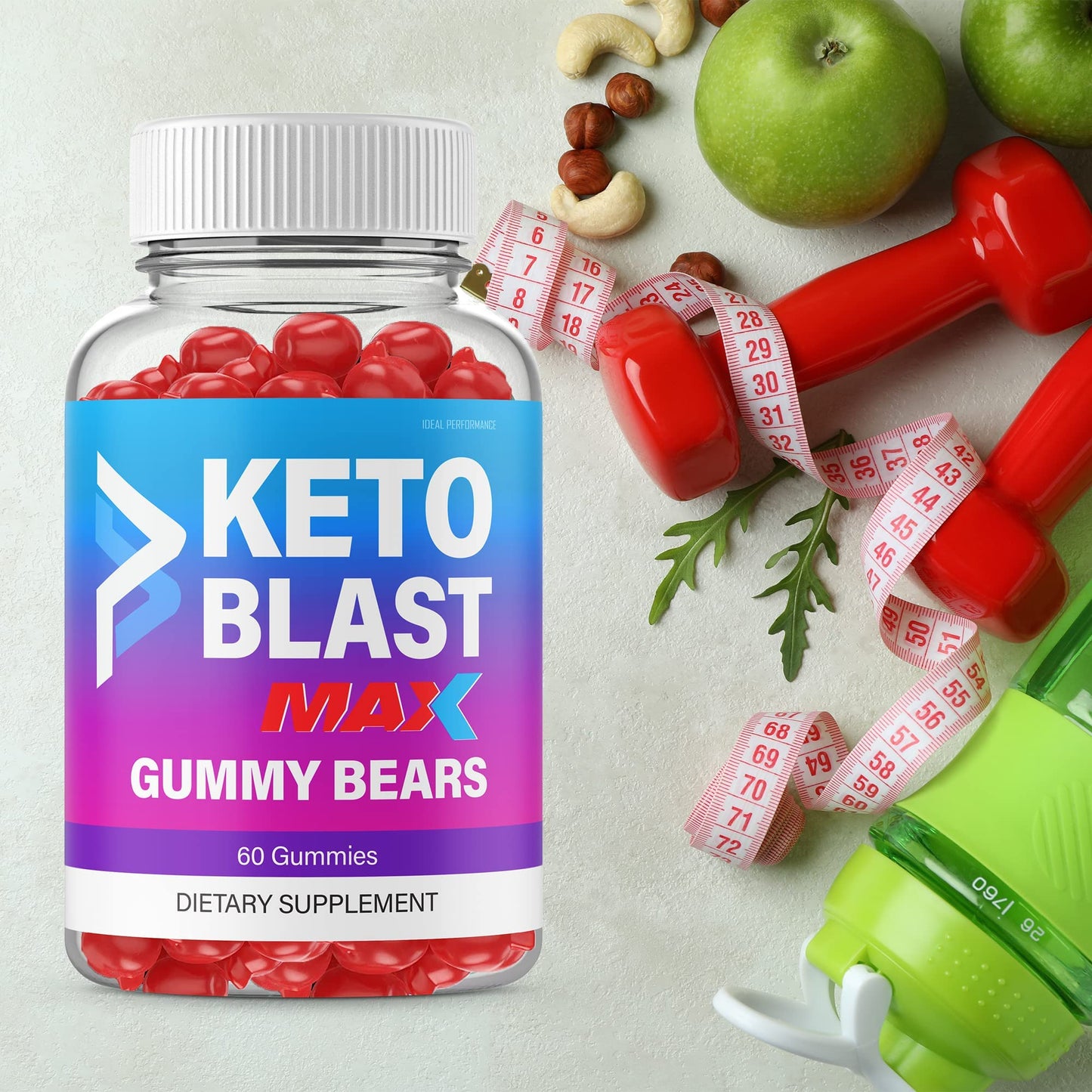 Ideal Performance Blast Keto ACV Gummies 180 Gummies