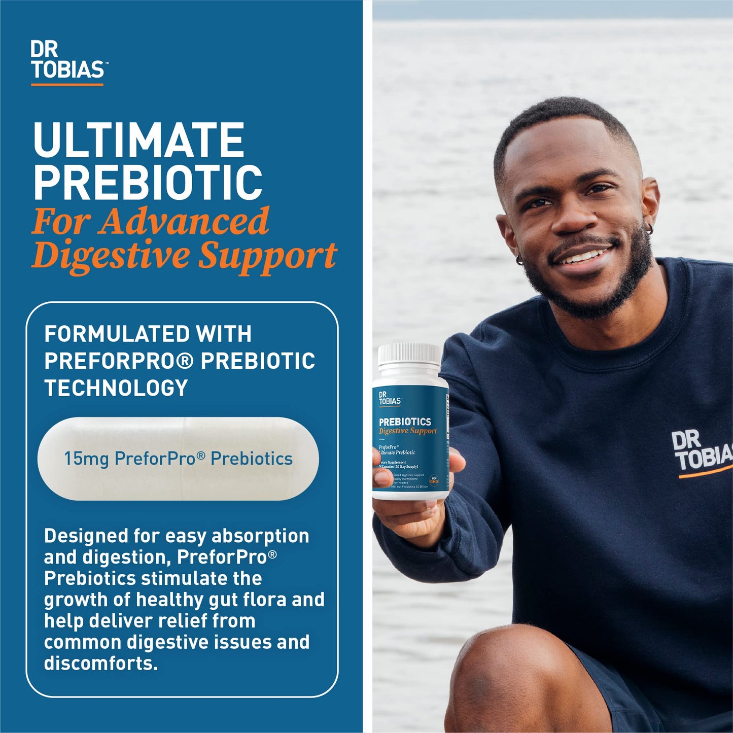 Dr. Tobias Candida Support & Prebiotics Bundle Capsules 120 Capsules