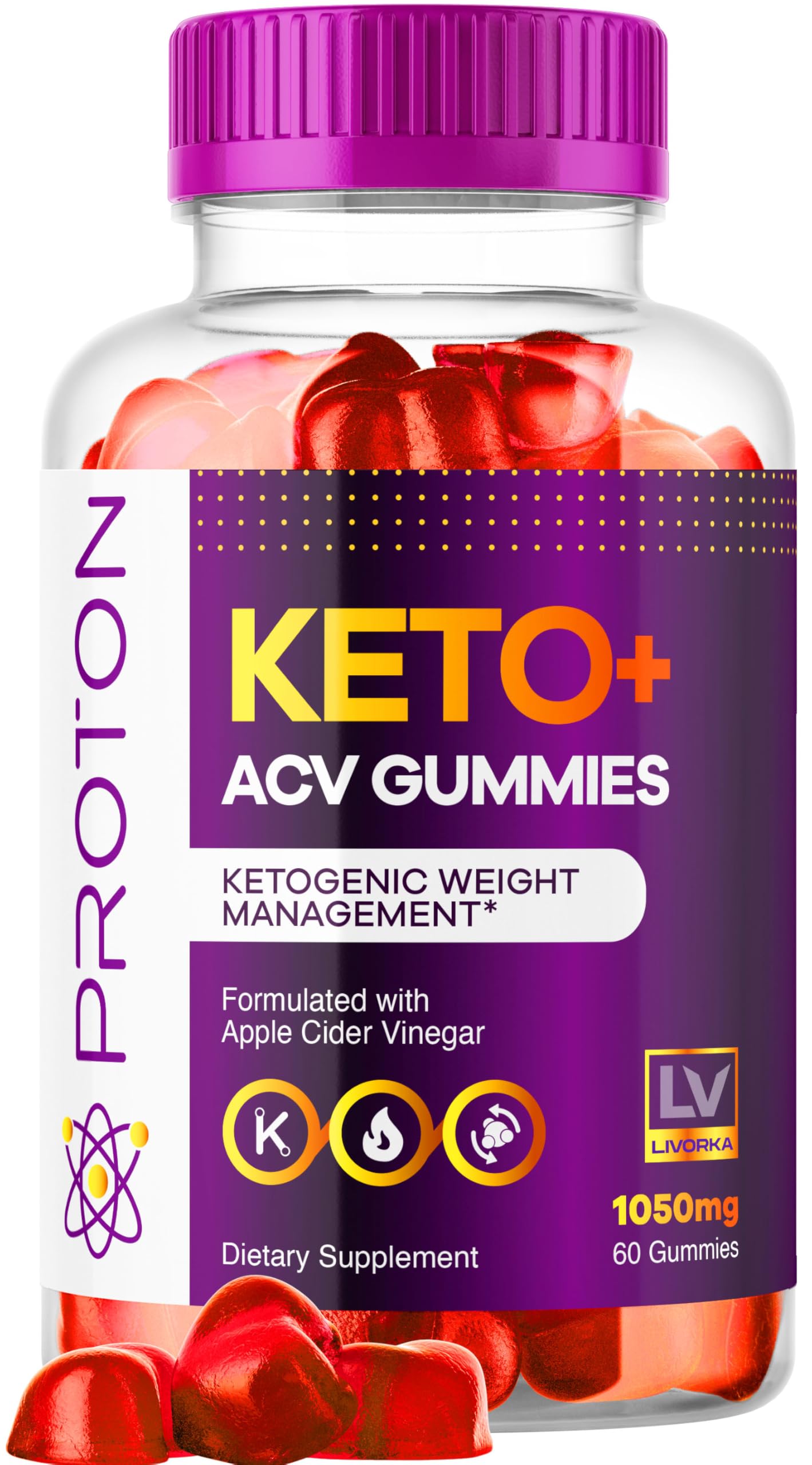 LIVORKA Proton Keto ACV Gummies 60 Gummies