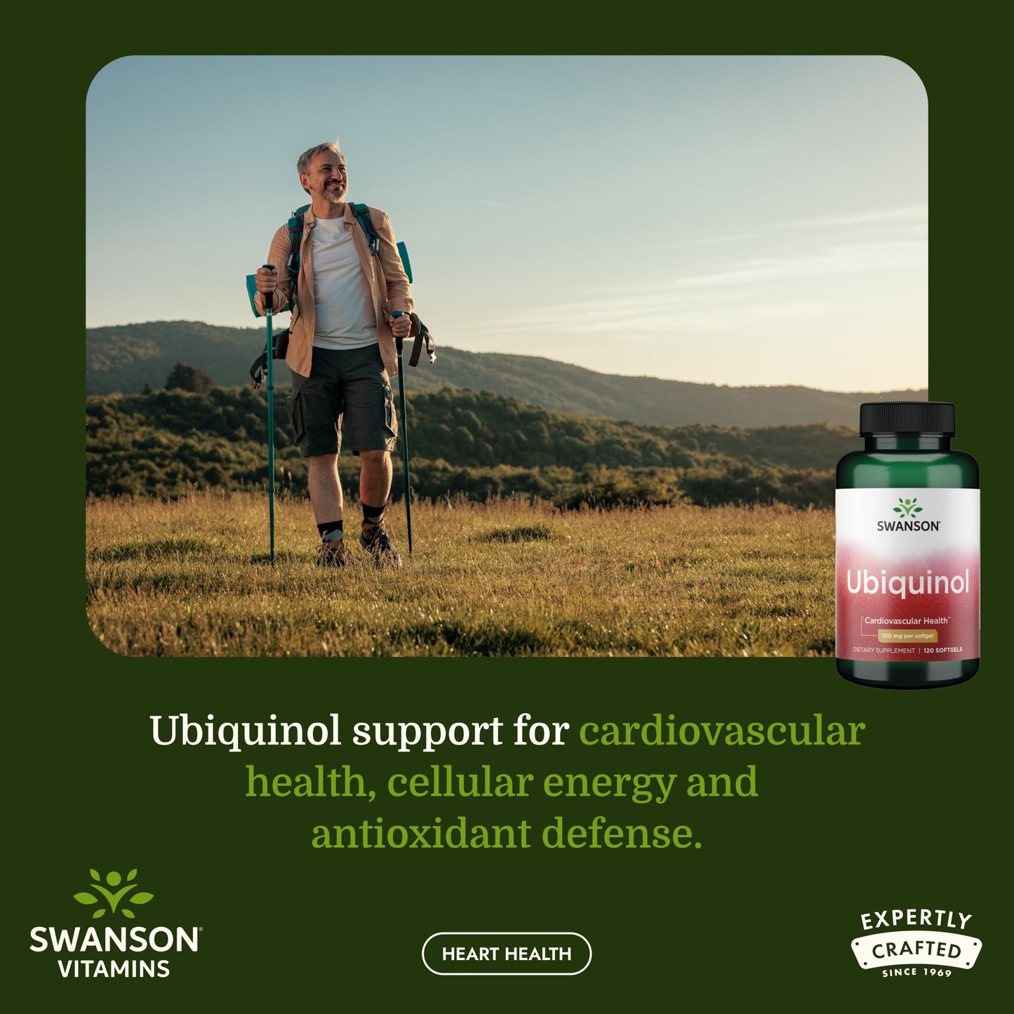 Swanson Ubiquinol 100 mg Softgels, 120 Softgels