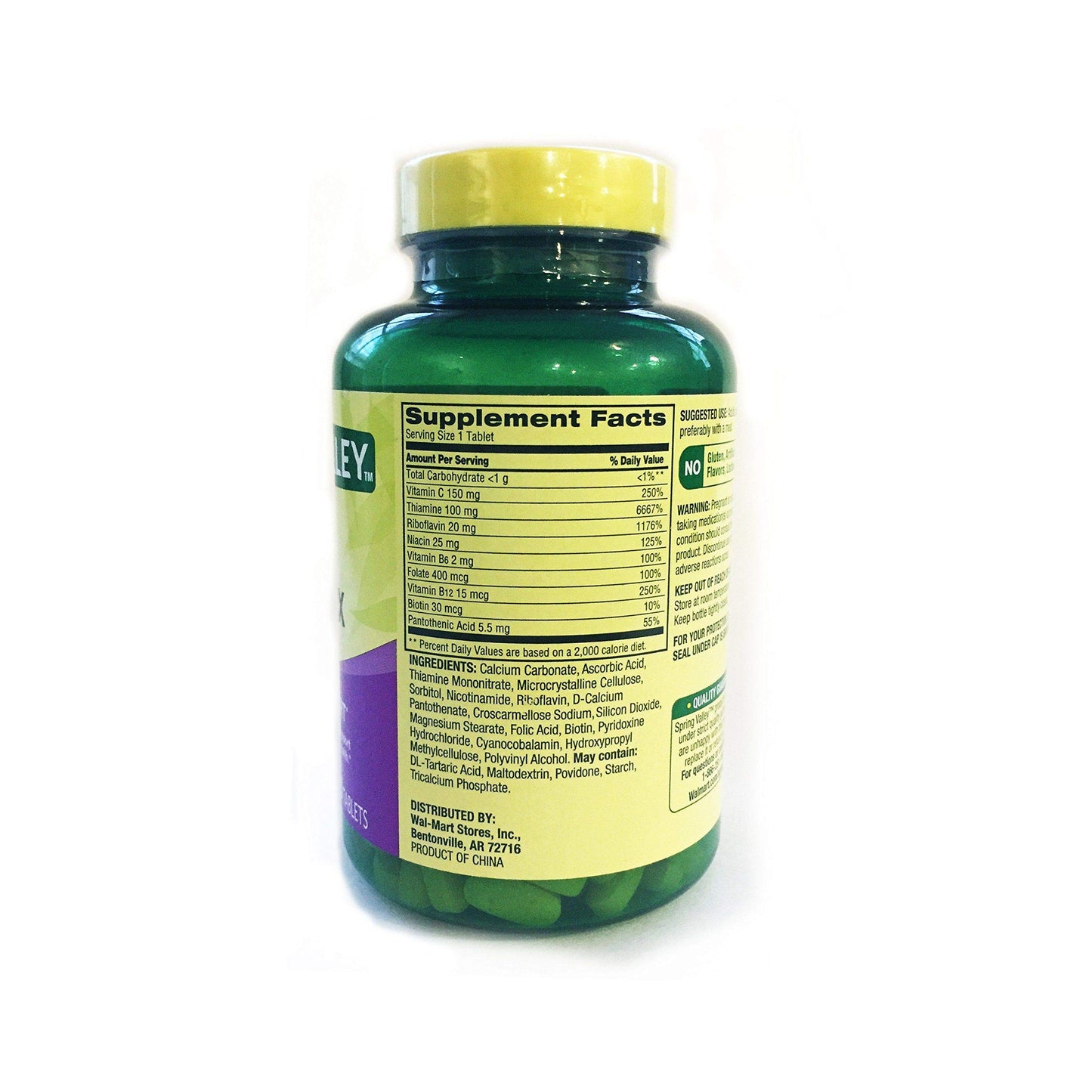 Spring Valley Super B-Complex, 250 Tablets