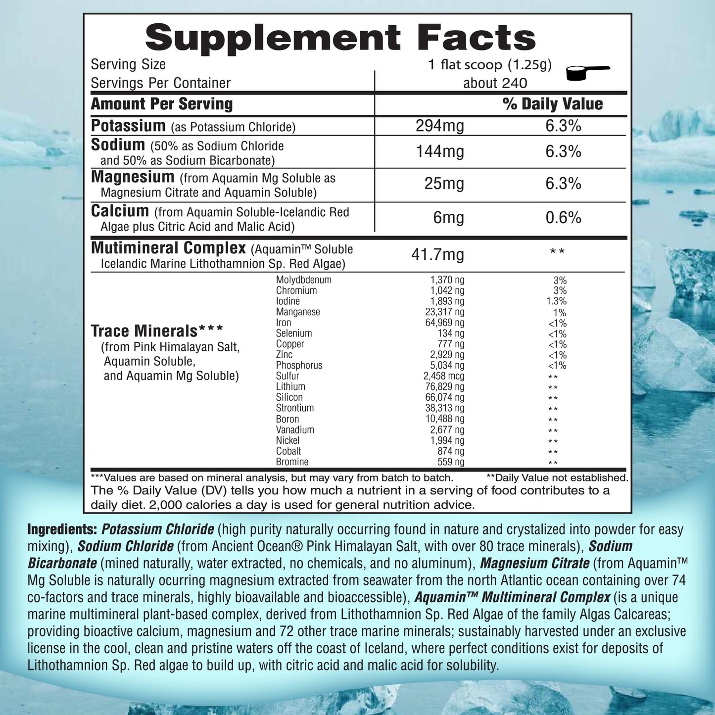 FAST LYTE No Sugar Electrolytes Powder 10.5 Ounce