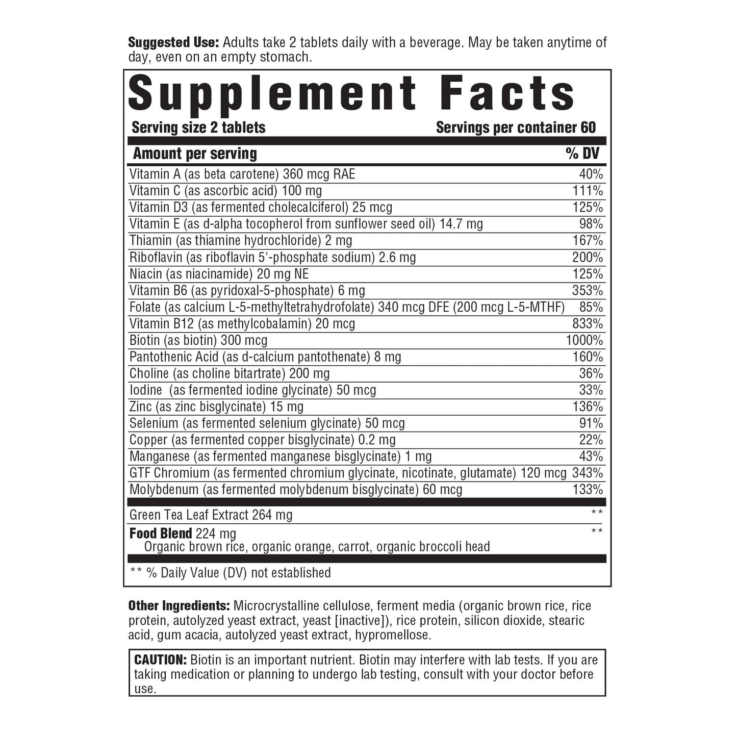Innate Response Formulas Women's Multivitamin 55+ Tablets, 120 Count