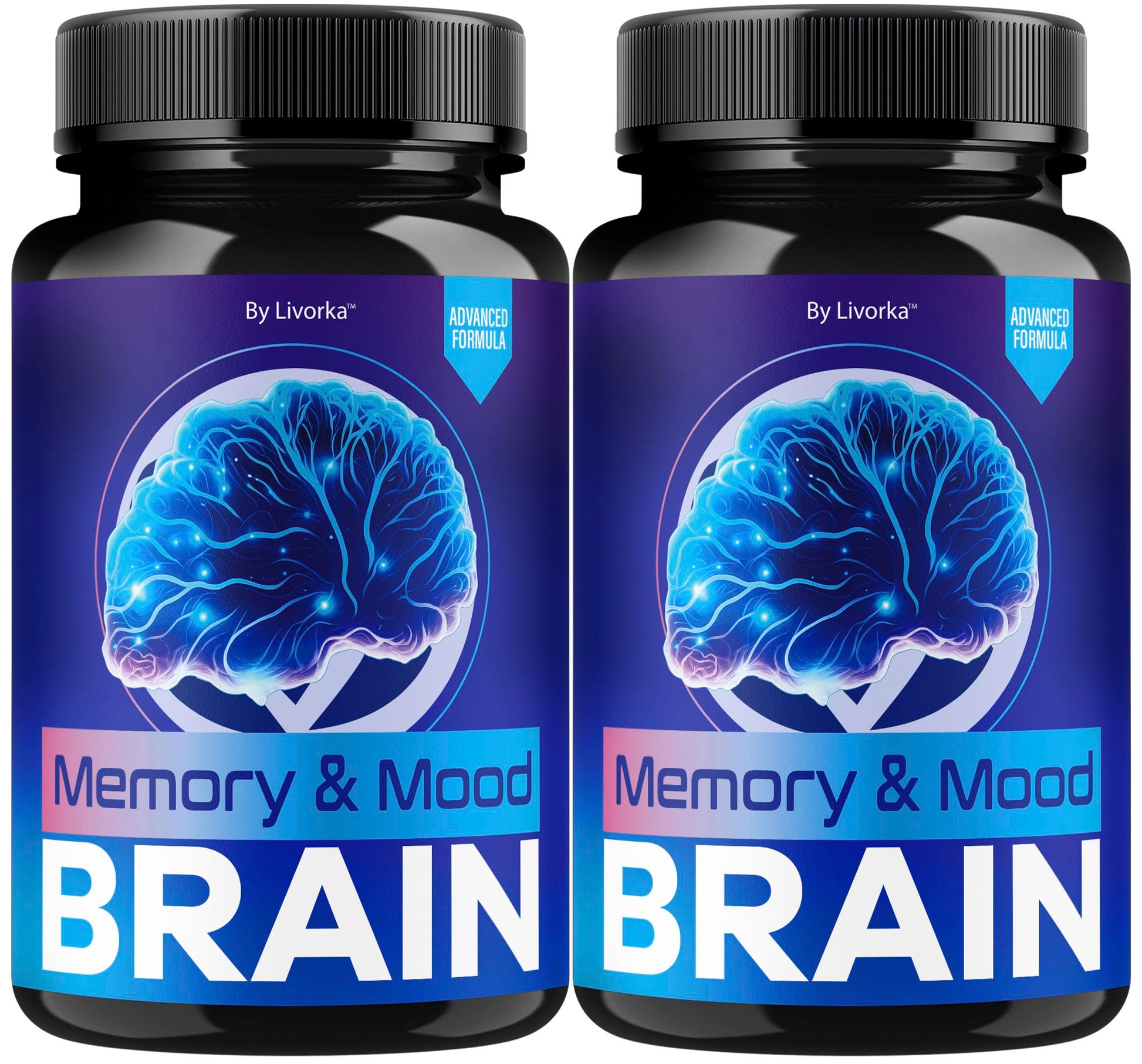 LIVORKA Memory Mood and Brain Capsules 120 Capsules