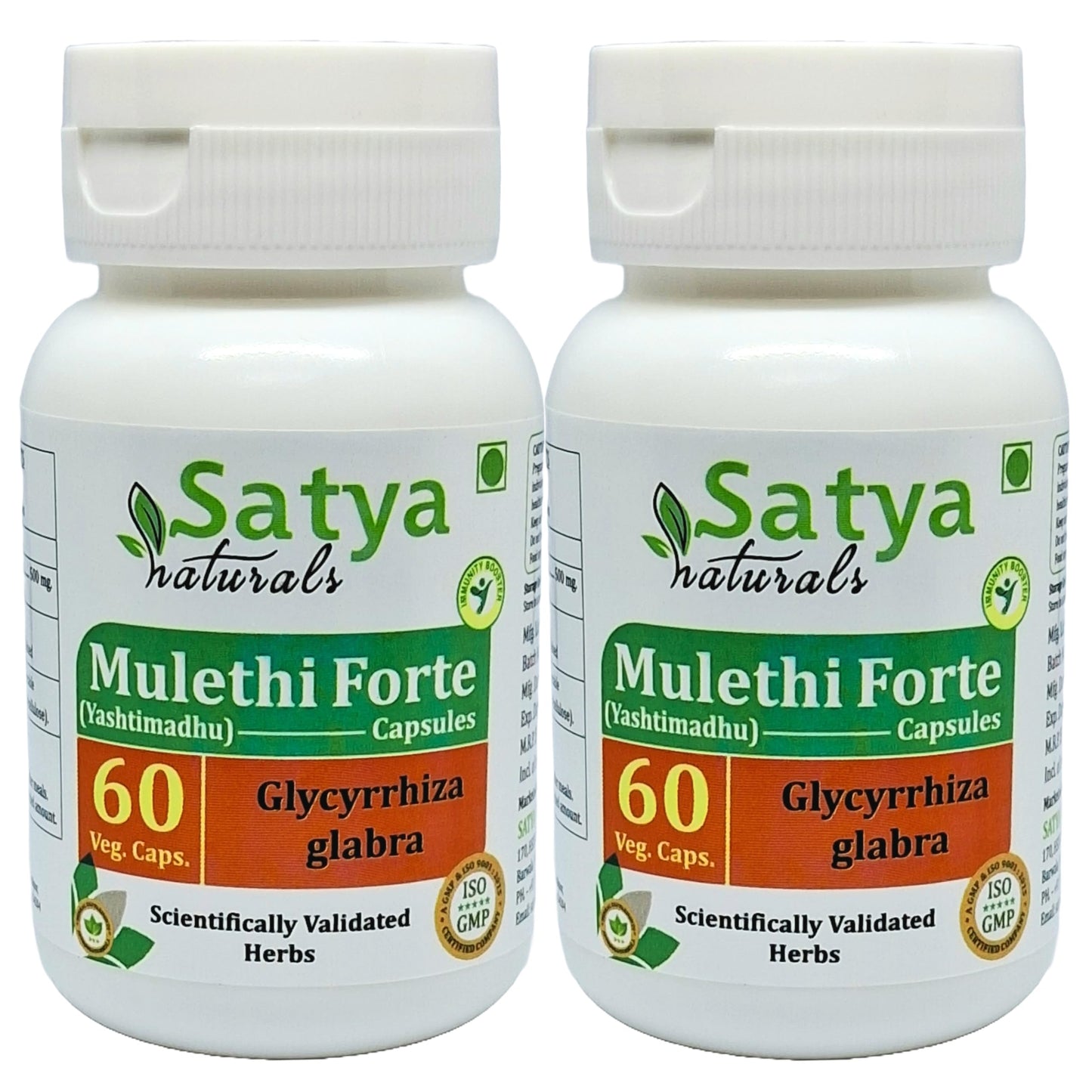 Satya Naturals Mulethi Forte Capsules 500 mg, 120 Capsules