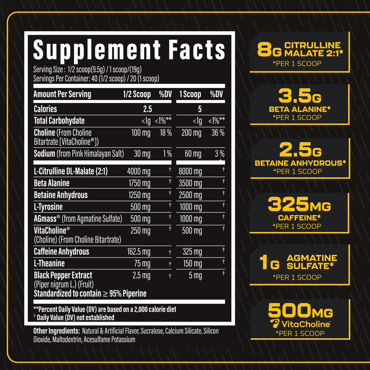 TC Nutrition Batch 27 Pre Workout Powder 12.7 Ounce