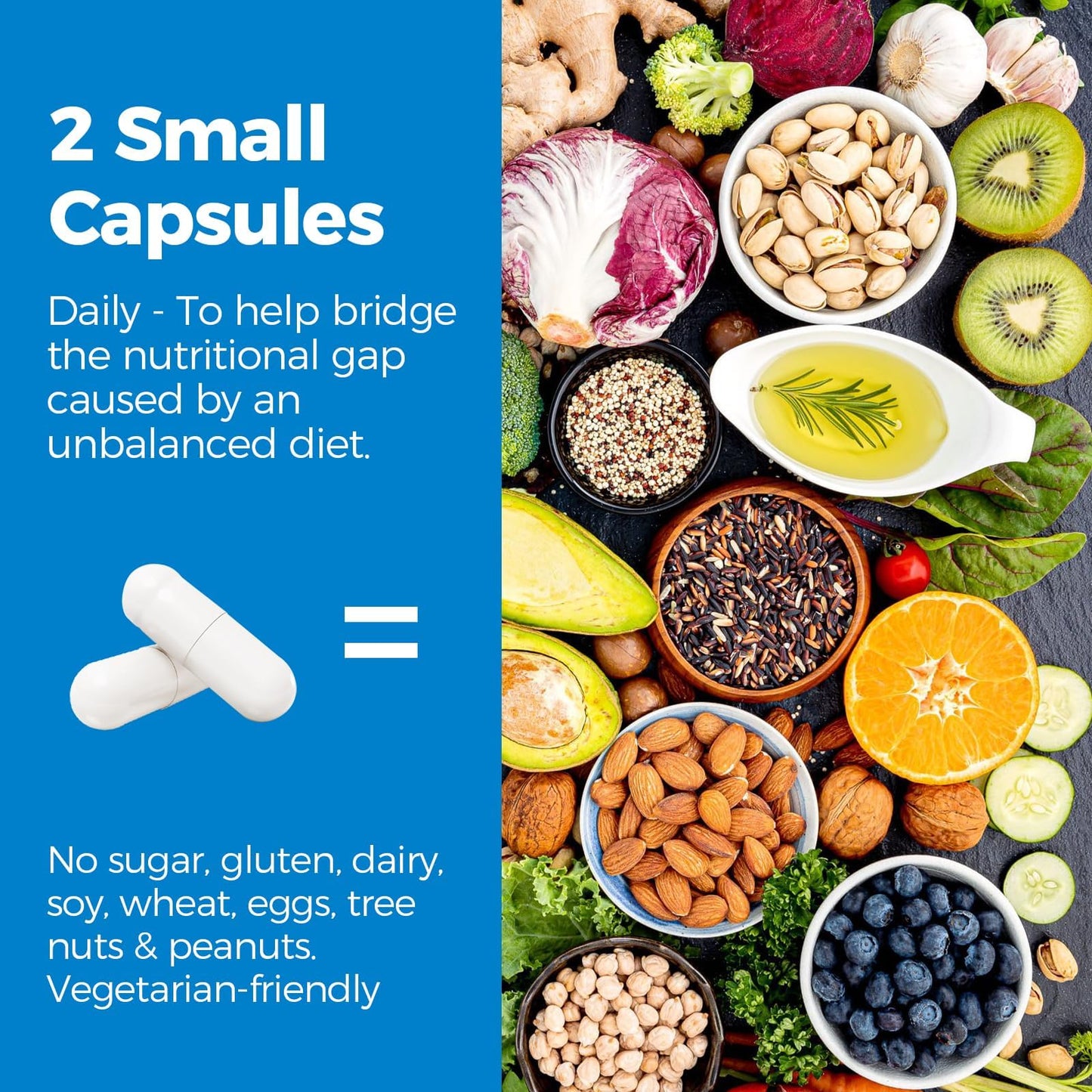 Vitalibre 6 in 1 Magnesium Complex Capsule 240 Count