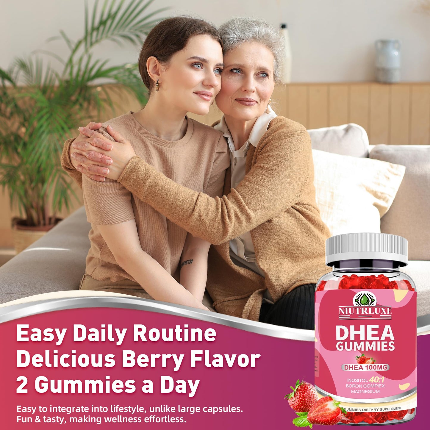 NIUTRLUXE DHEA Gummies 60 Count