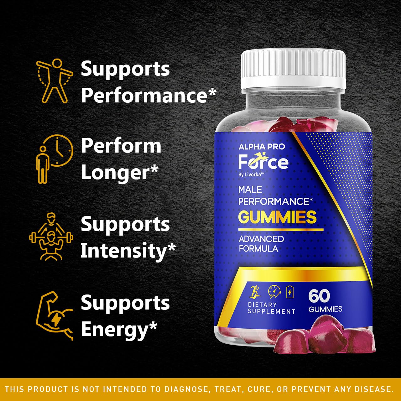 LIVORKA Alpha Pro Force Gummies 300 Gummies