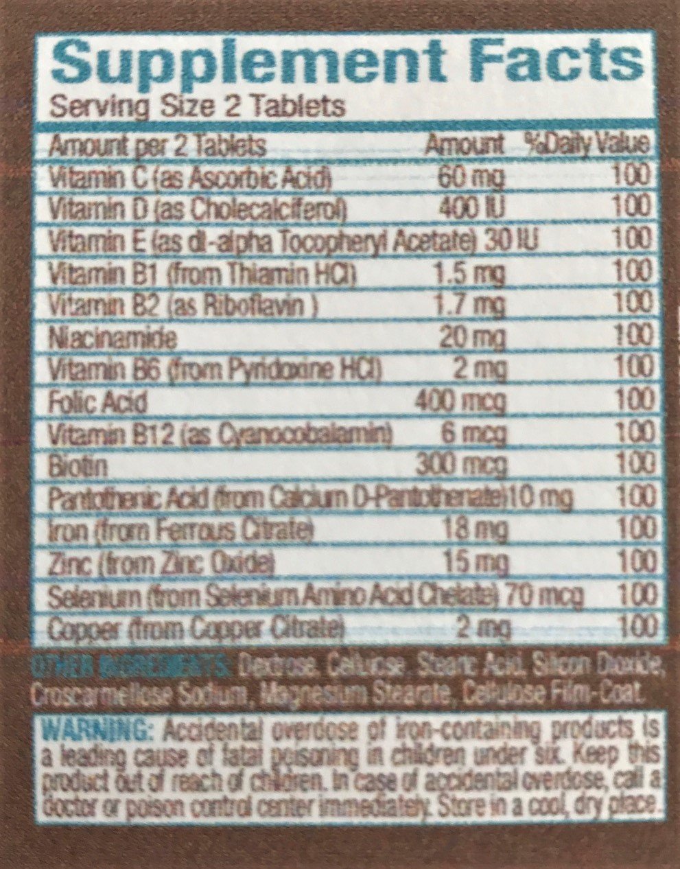Therapy-G Hair Vitamins Tablet 90 Tablets
