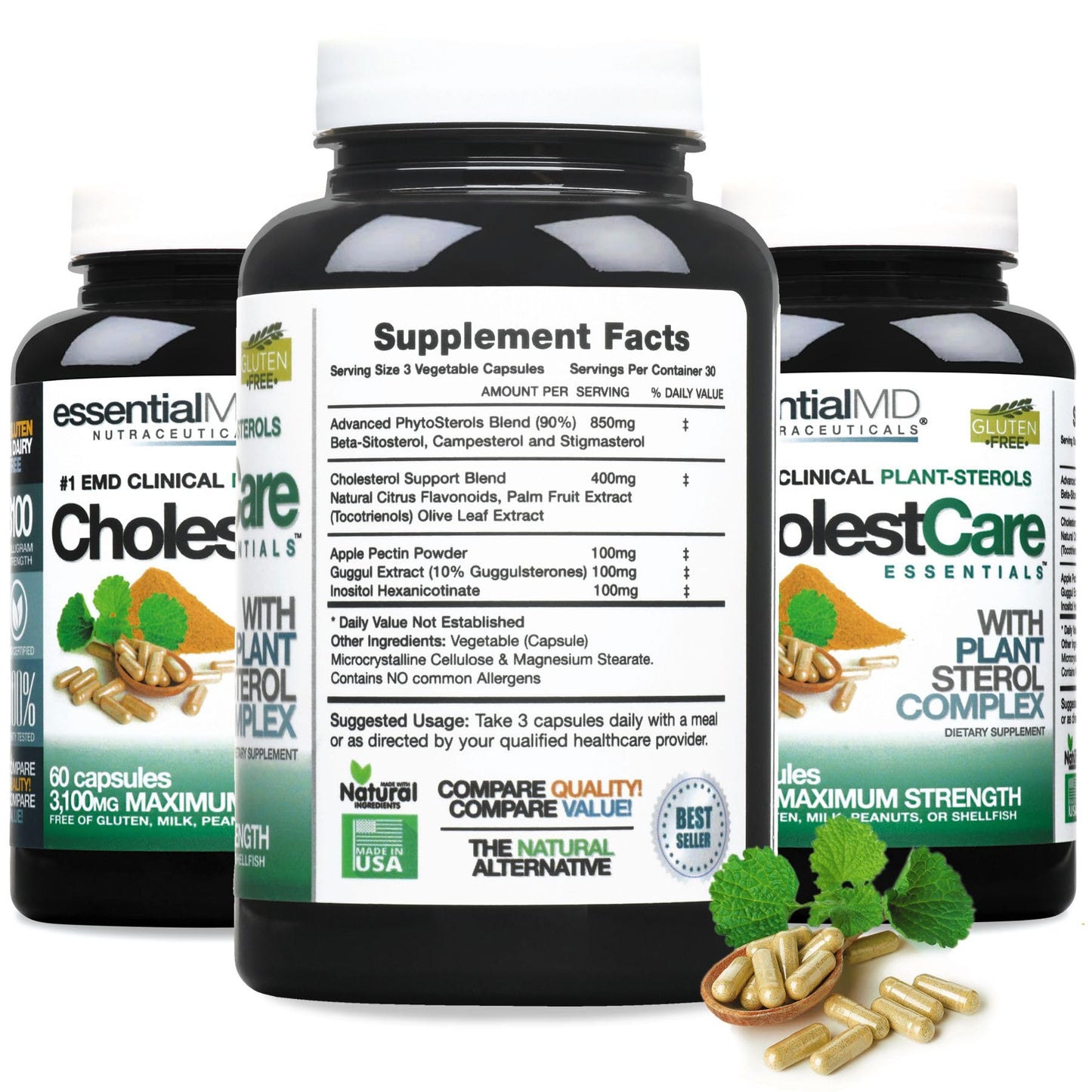 Essential MD CholestCare Phytosterol Essentials Capsule 90 Count
