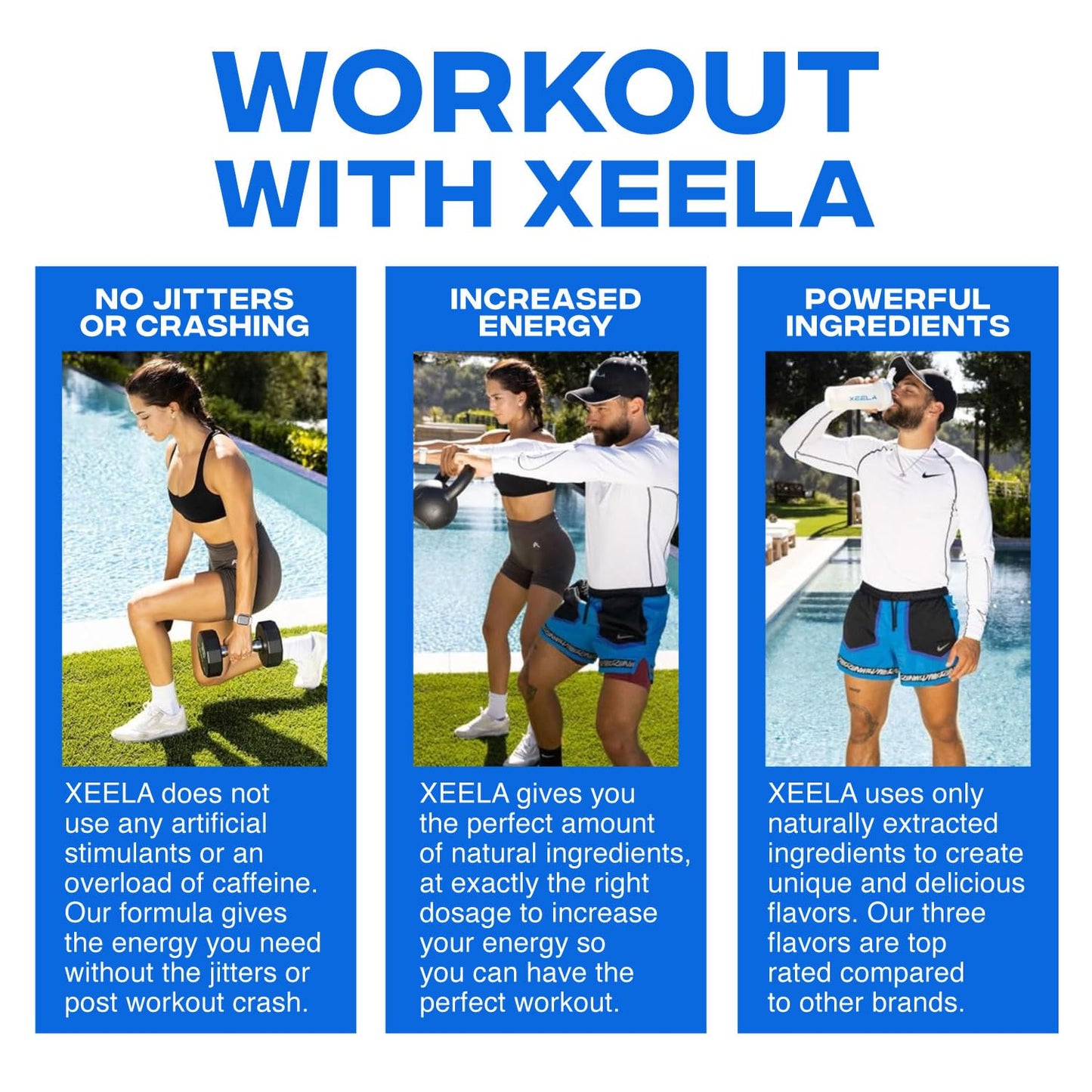 XEELA Pre Workout Powder 9.03 oz