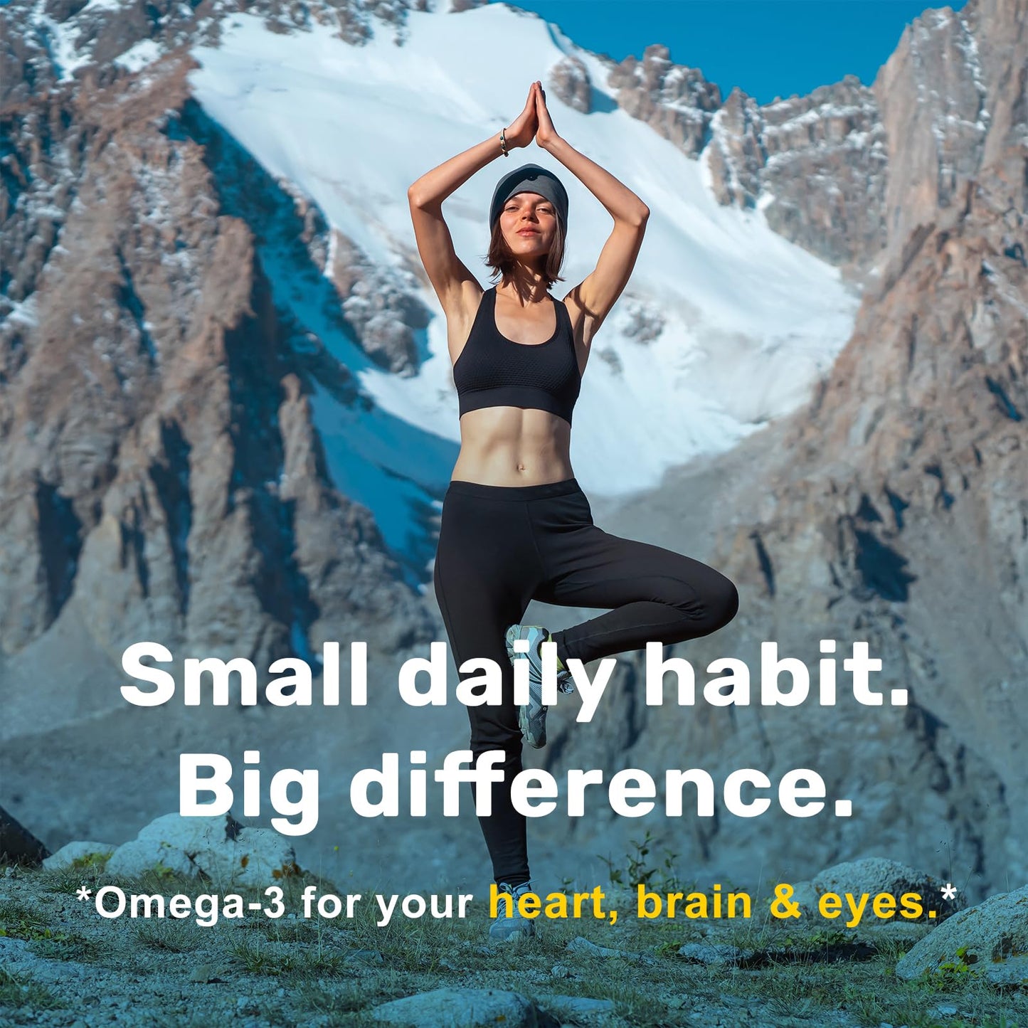 ZIPINKJ Omega-3 Fish Oil Supplements 4200mg Triple Strength, High Purity EPA & DHA for Brain, Heart & Eye Health, Wild-Caught, Burpless, Non-GMO, Third-Party Tested Softgels 150