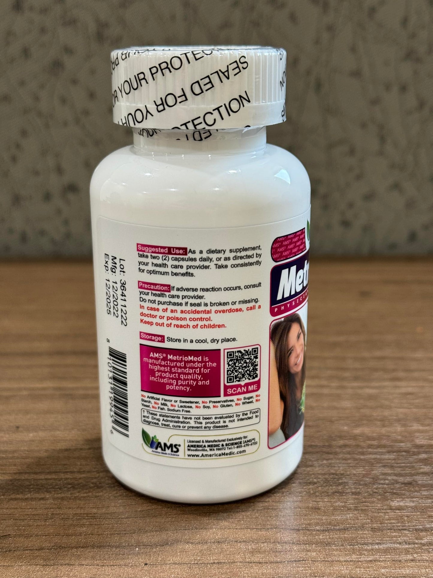 America Medic & Science MetrioMed 60 Capsules