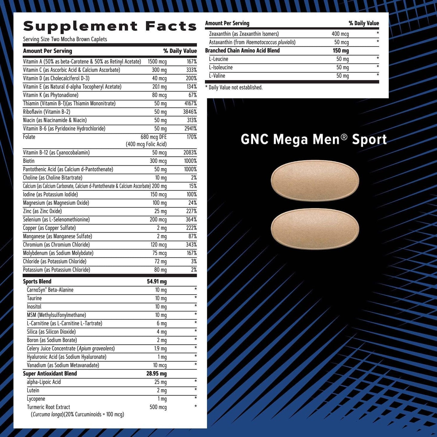 GNC AMP Men’s Strength Vitapak Program Tablet 30 Count