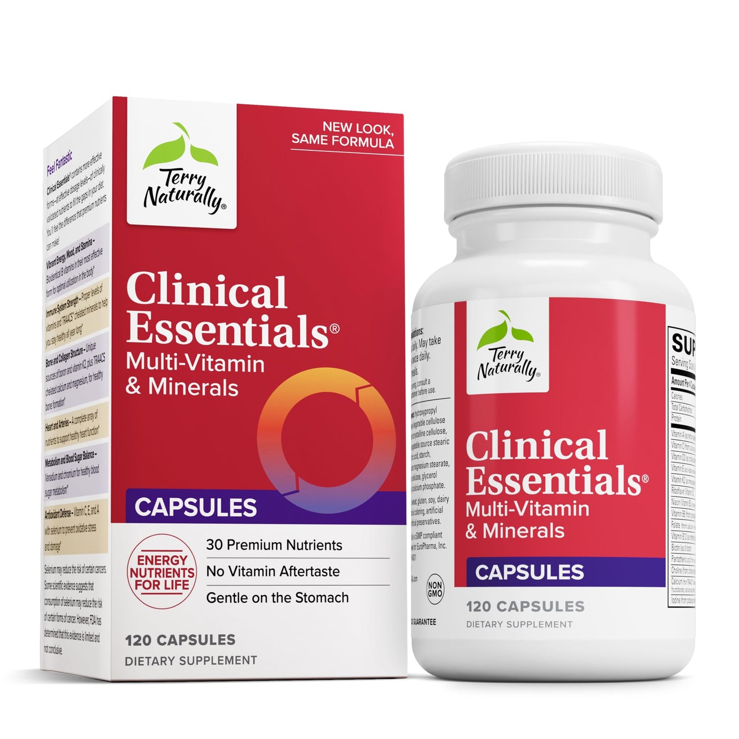 Terry Naturally Clinical Essentials Bone & Immune Health Capsule, 120 Count