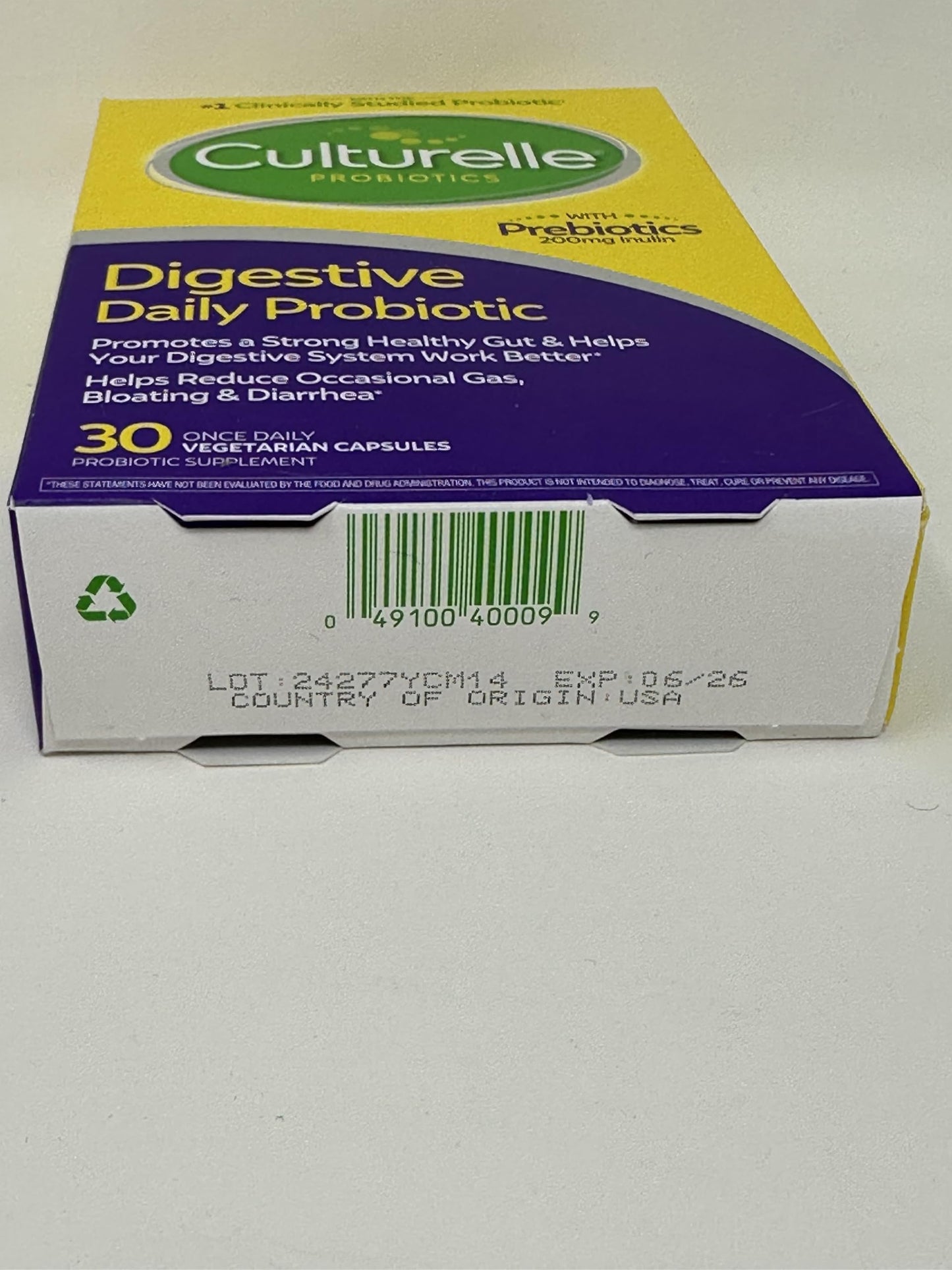 Culturelle Probiotic Capsule 30 Count