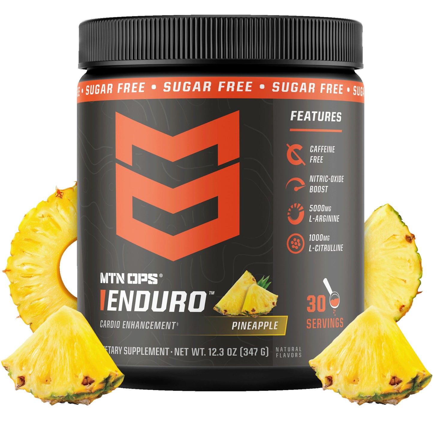 MTN OPS Enduro Stim-Free Pump Pre Workout Powder 12.7 oz
