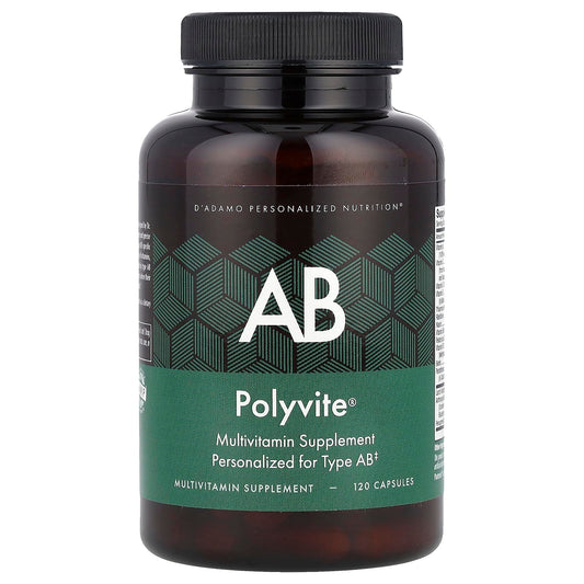 D'Adamo Personalized Nutrition Polyvite AB 120 Capsules
