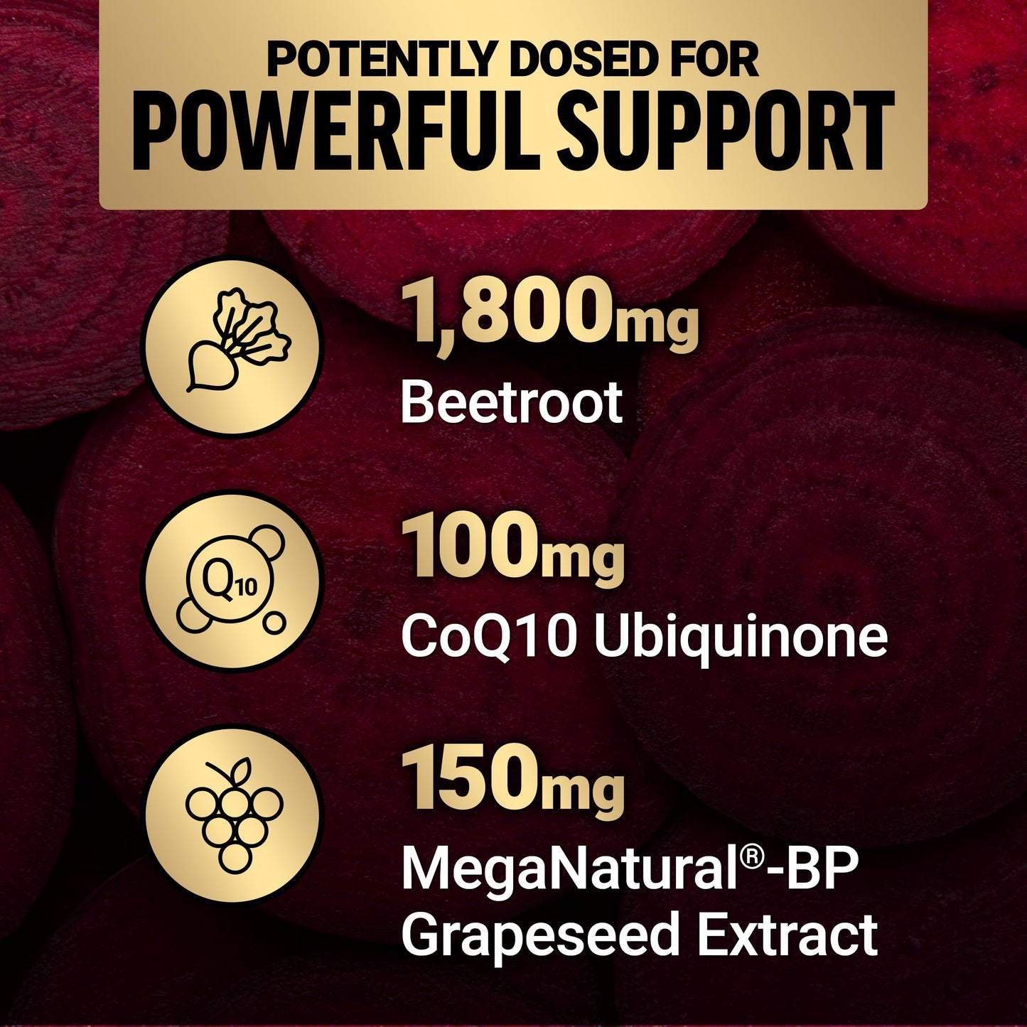 Force Factor Total Beets Heart Health Capsules 90 Count