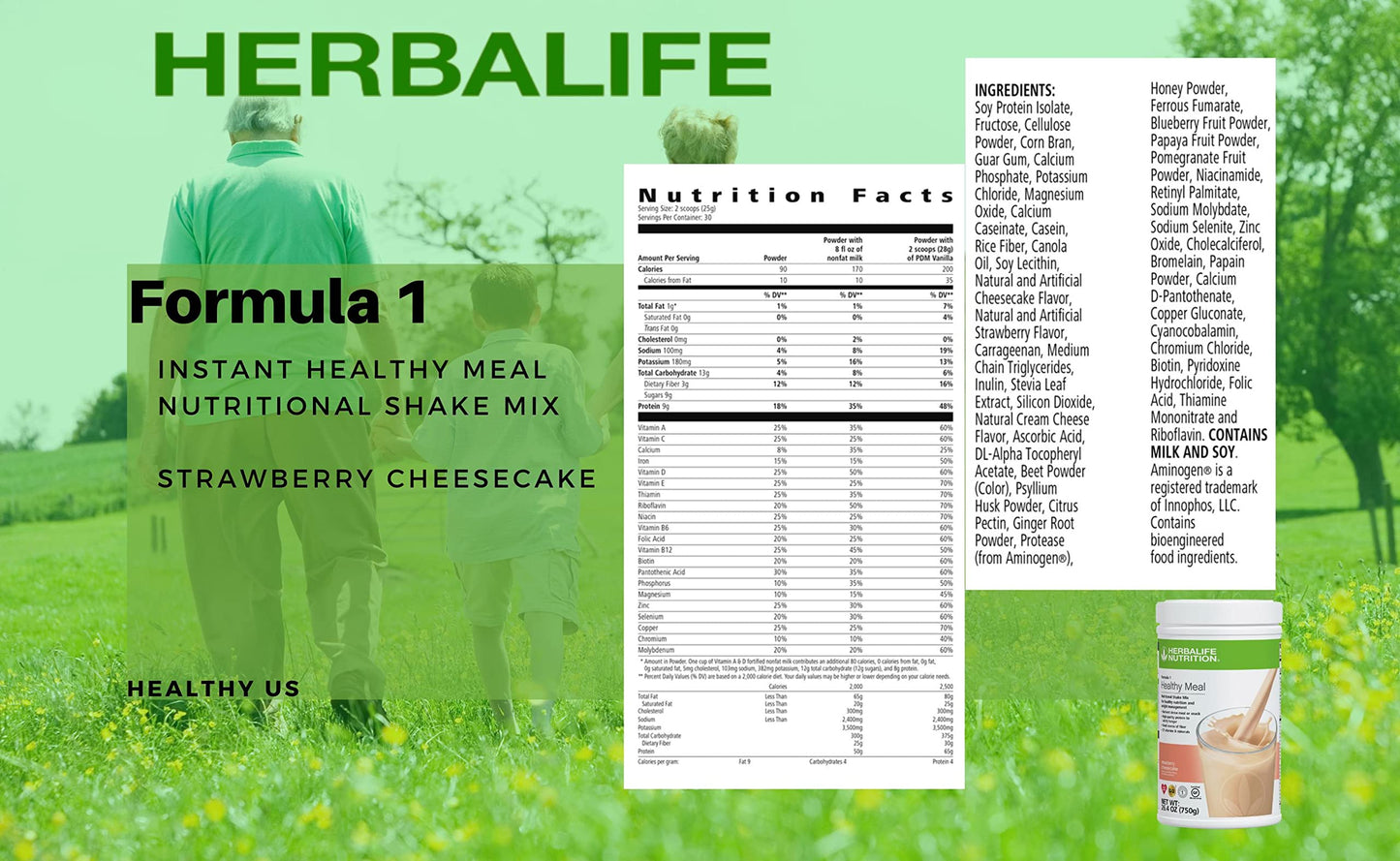 Herbalife Formula 1 Four Combo Powder 64