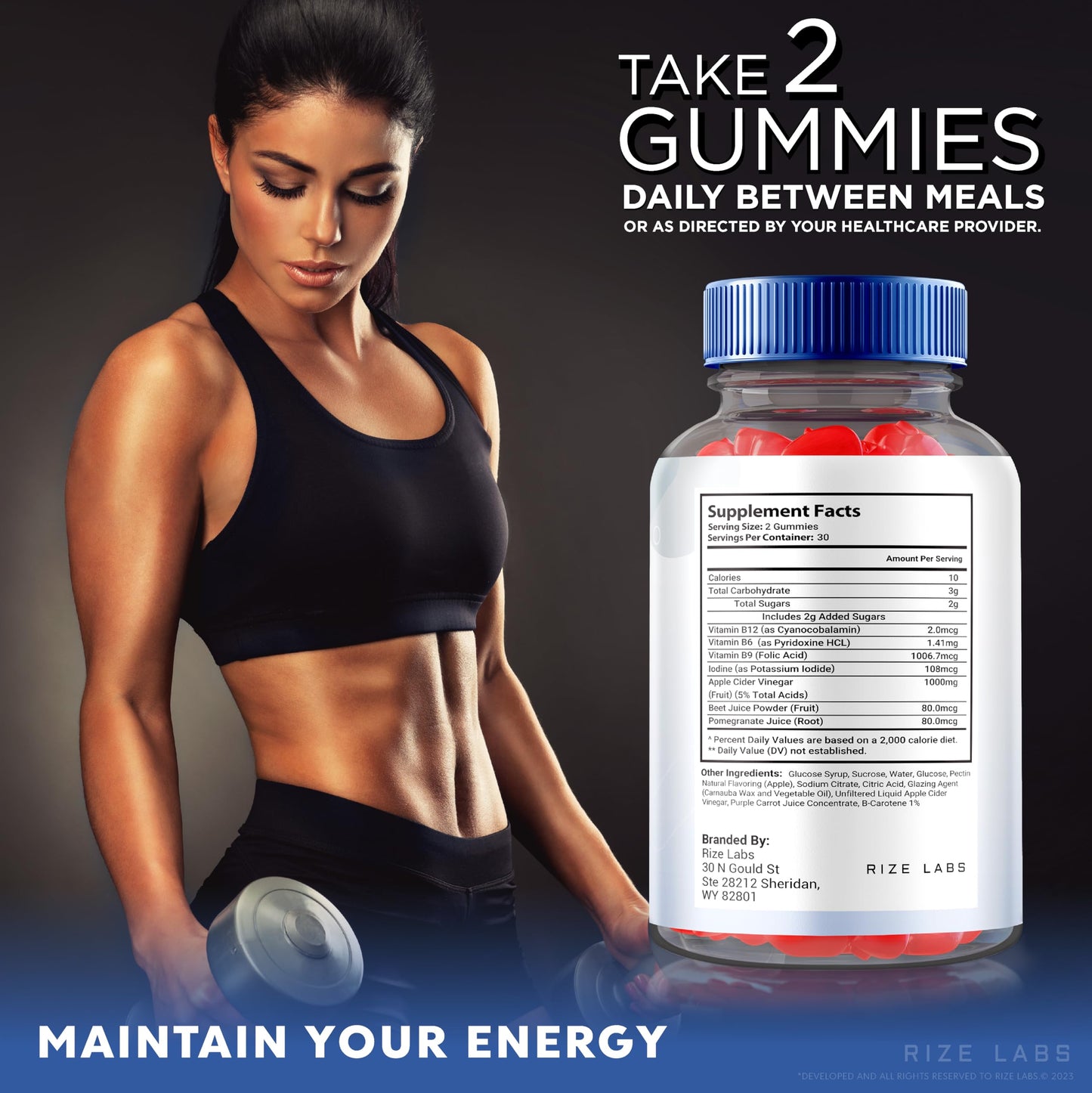 rize labs 1st Choice Keto ACV Gummies 60 Gummies