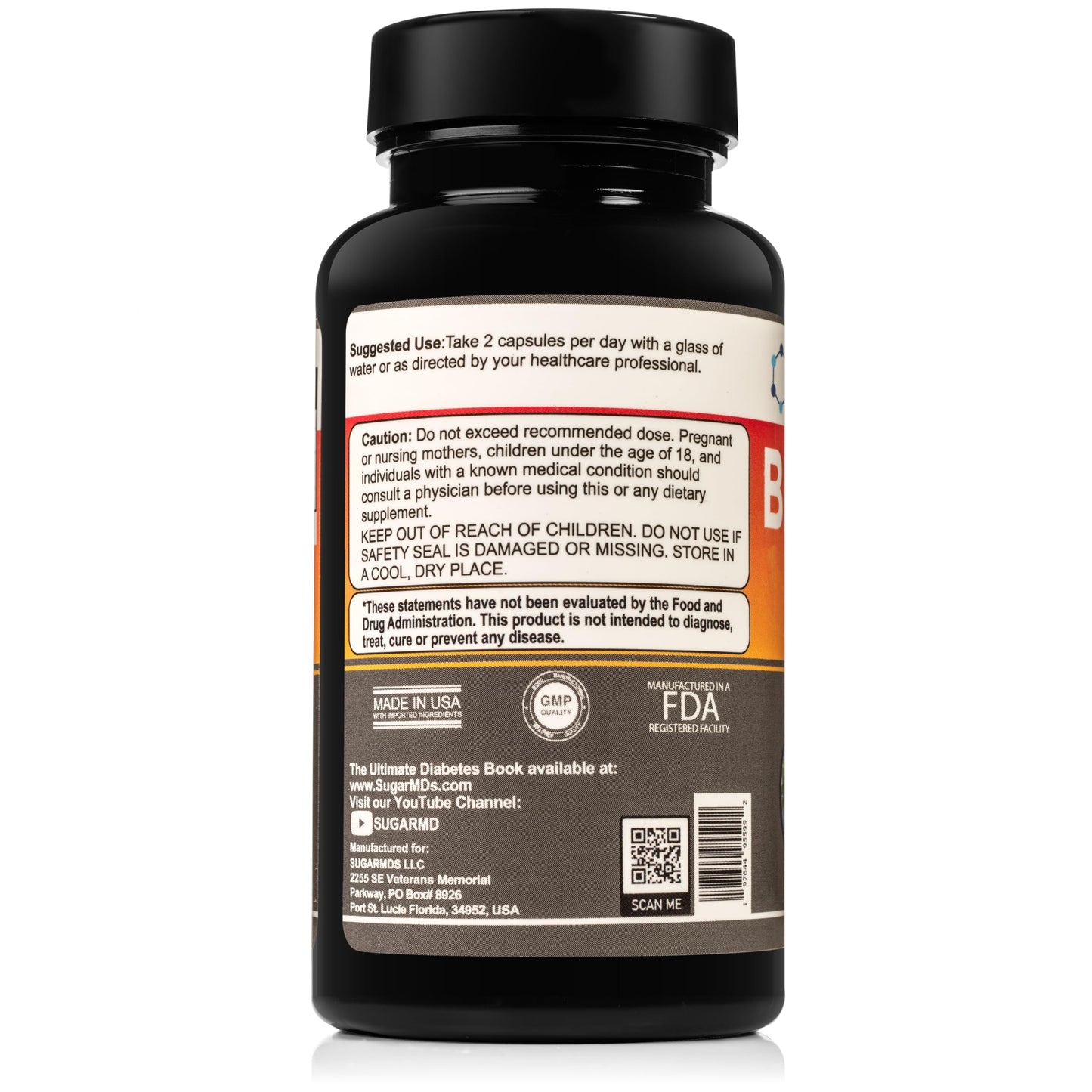 SugarMD Super Berberine Supplement Capsule 30 Capsules