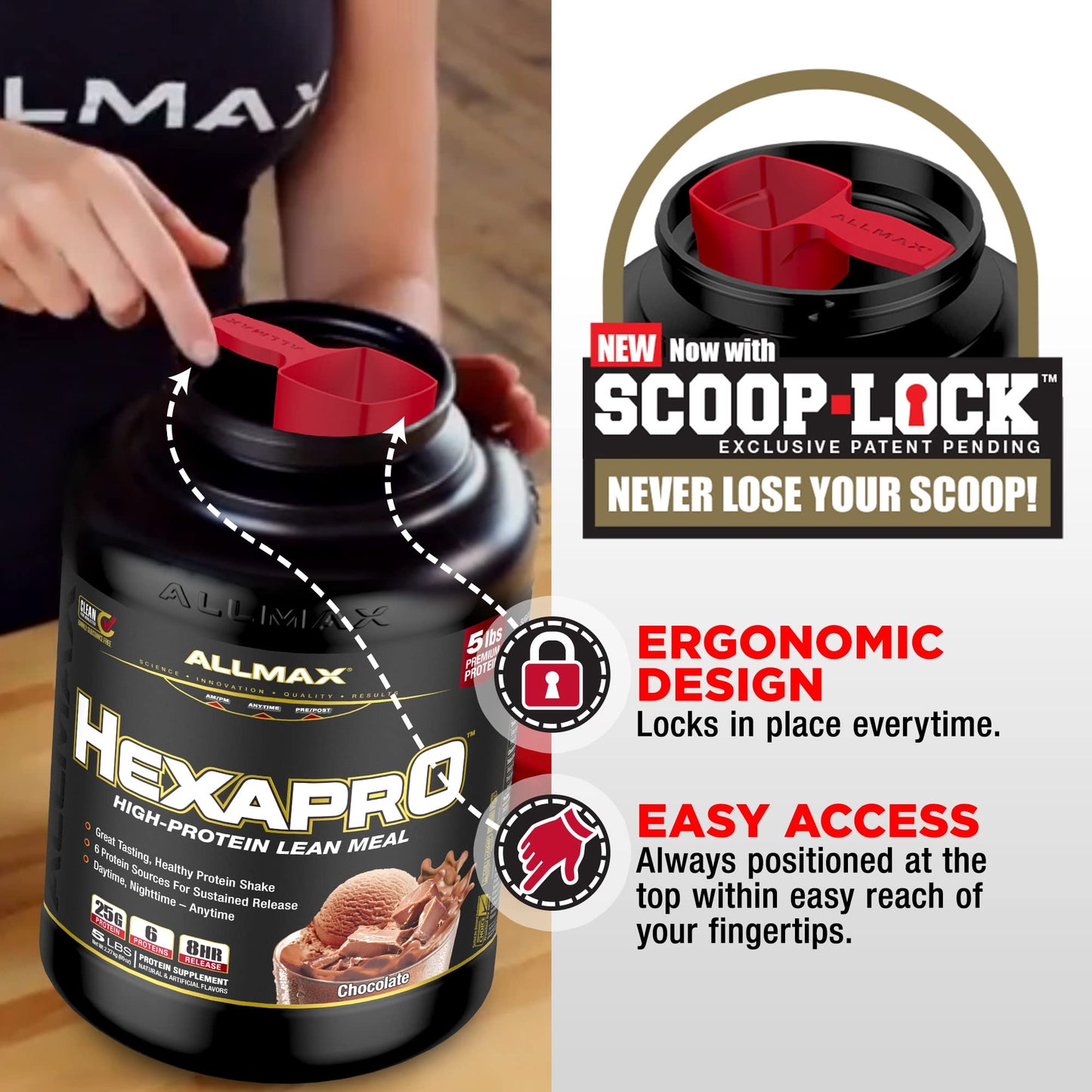 ALLMAX HEXAPRO Protein Powder 80