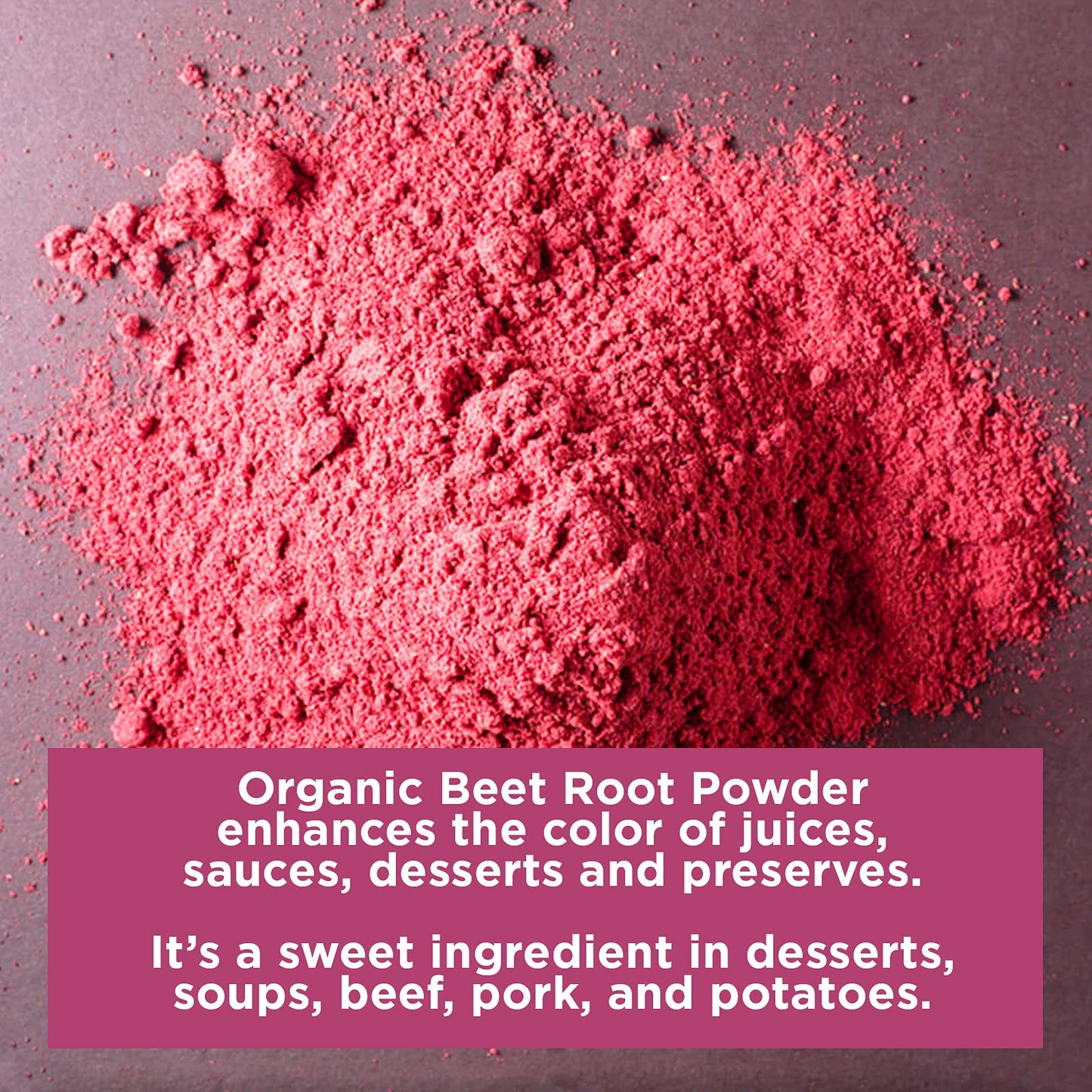 HQO Organic Beetroot Powder, 34 oz