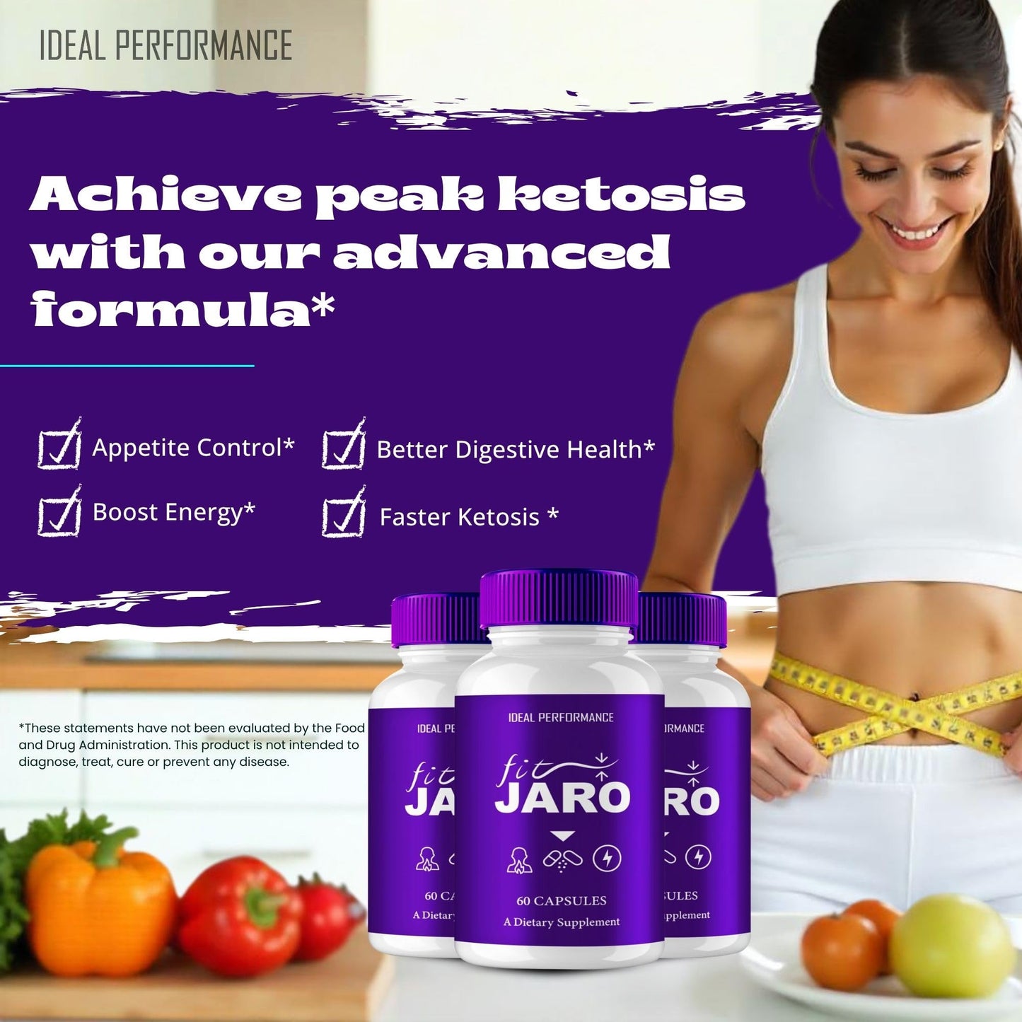 IDEAL PERFORMANCE Fit Jaro Capsules 120 Count