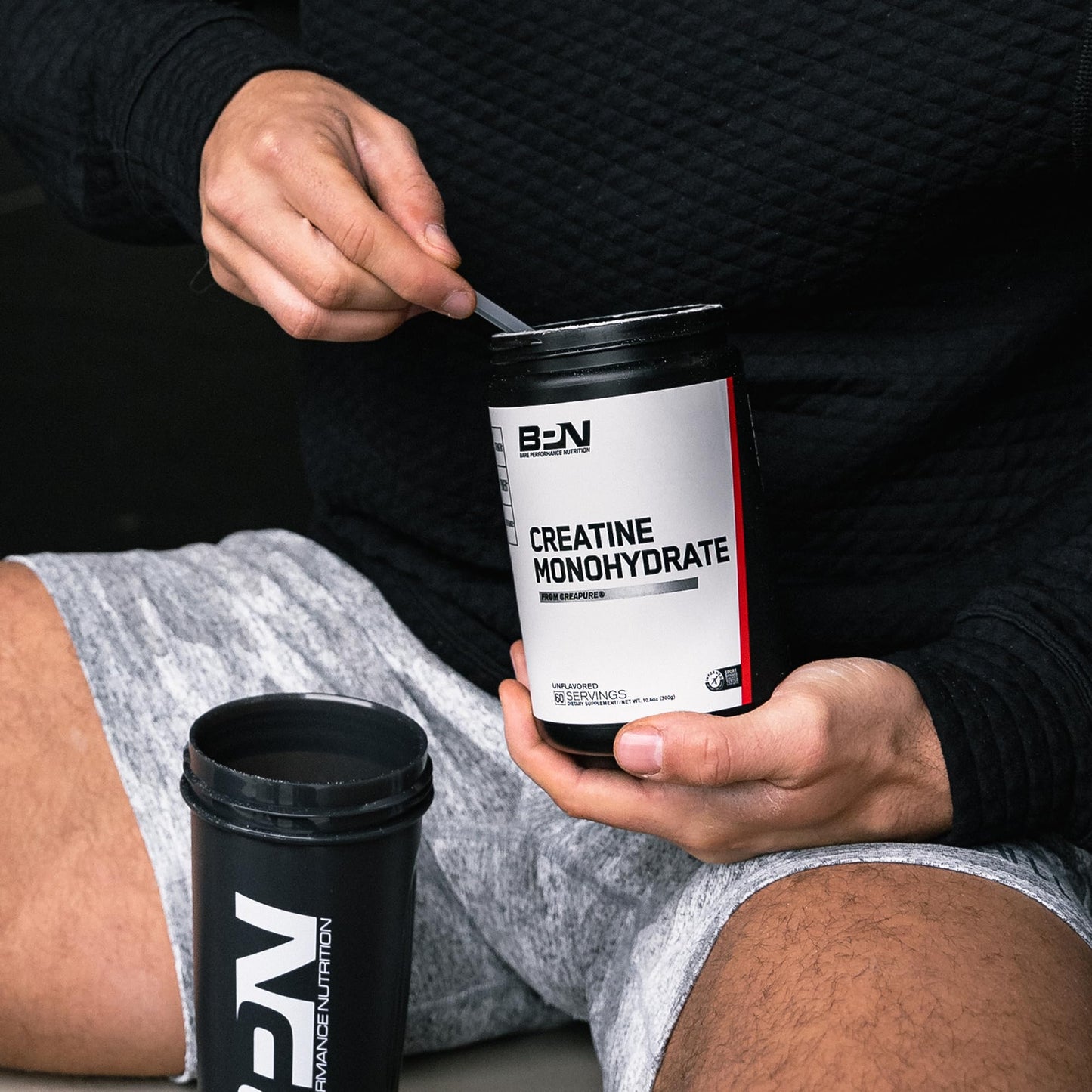 BARE PERFORMANCE NUTRITION BPN Pure Creatine Monohydrate Powder by Creapure, 30 Servings