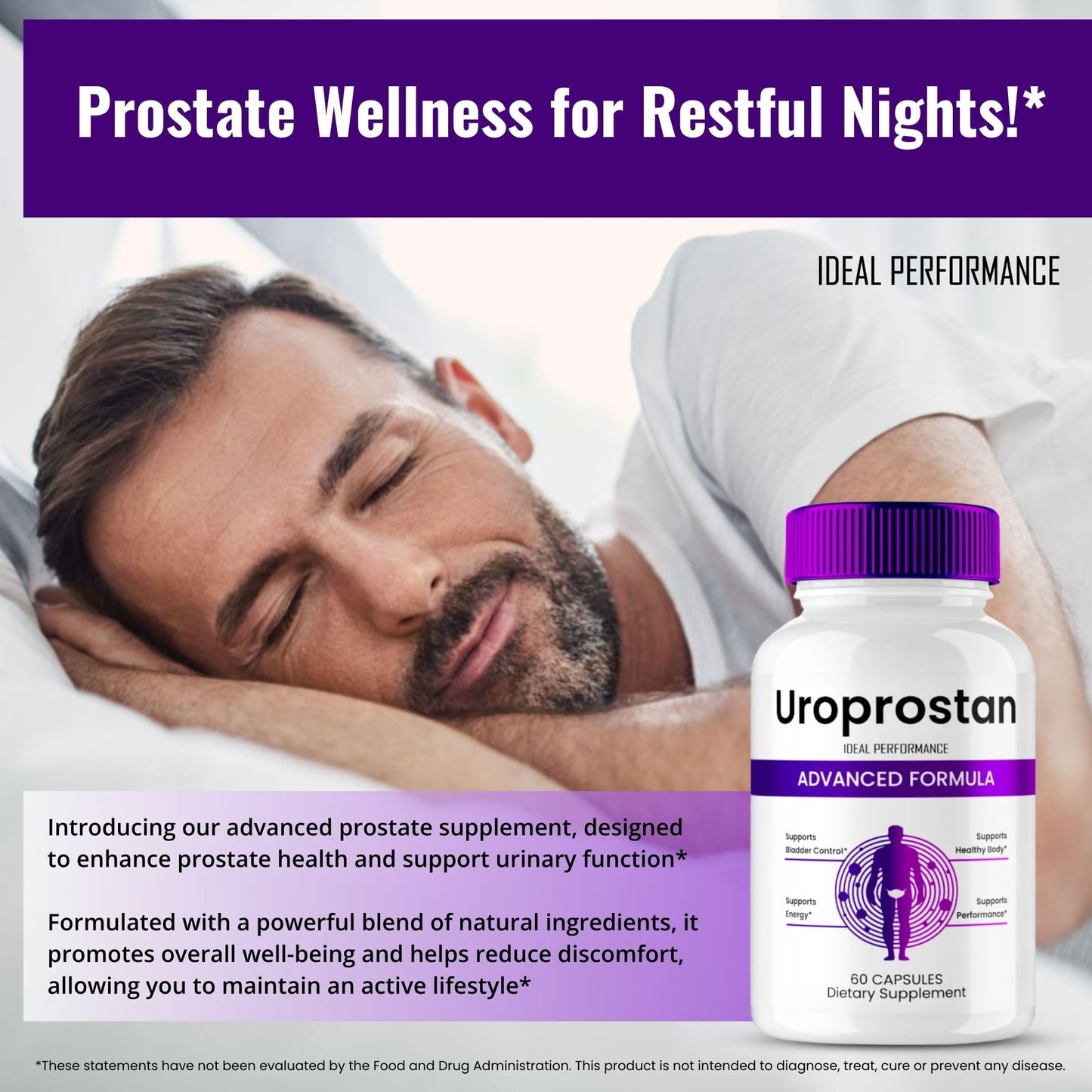 Ideal Performance Uroprostan Prostate Health 60 Capsules