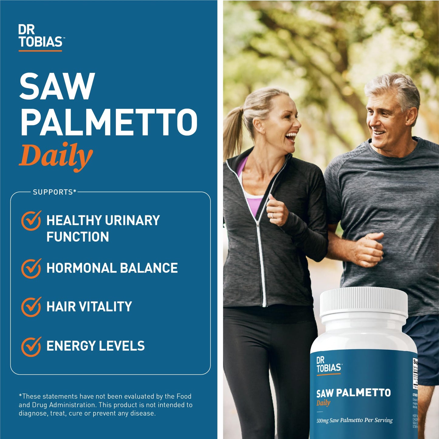 Dr. Tobias Saw Palmetto Supplement Capsule, 100 Capsules