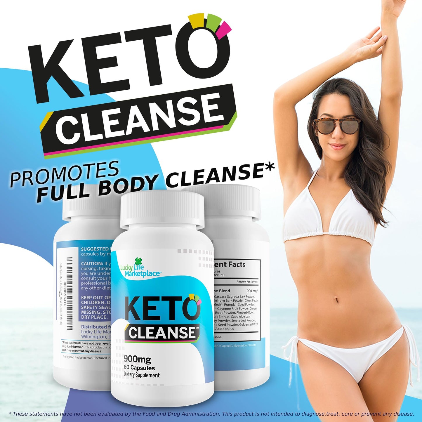 Generic Keto Cleanse - Our Best Natural Keto Cleanse Supplement - Support Reduced Inflammation & Bloating - Promote Full Body Cleanse, Liver Cleanse, Colon Cleanse - Aid Energy Levels - Help Cleanse & Detox 1 Capsule