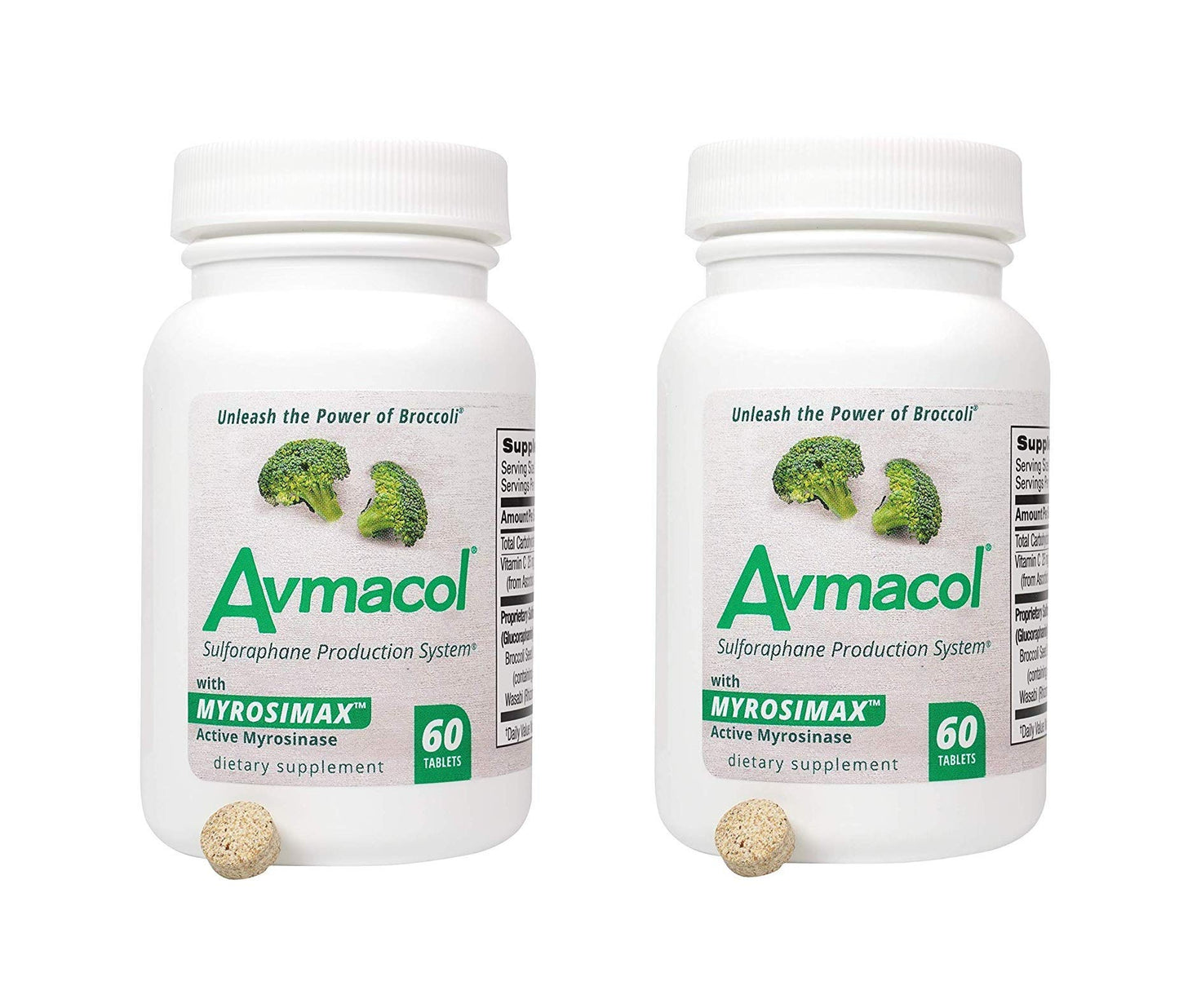 AVMACOL Sulforaphane Supplement with Myrosinase Tablets, 120 Tablets