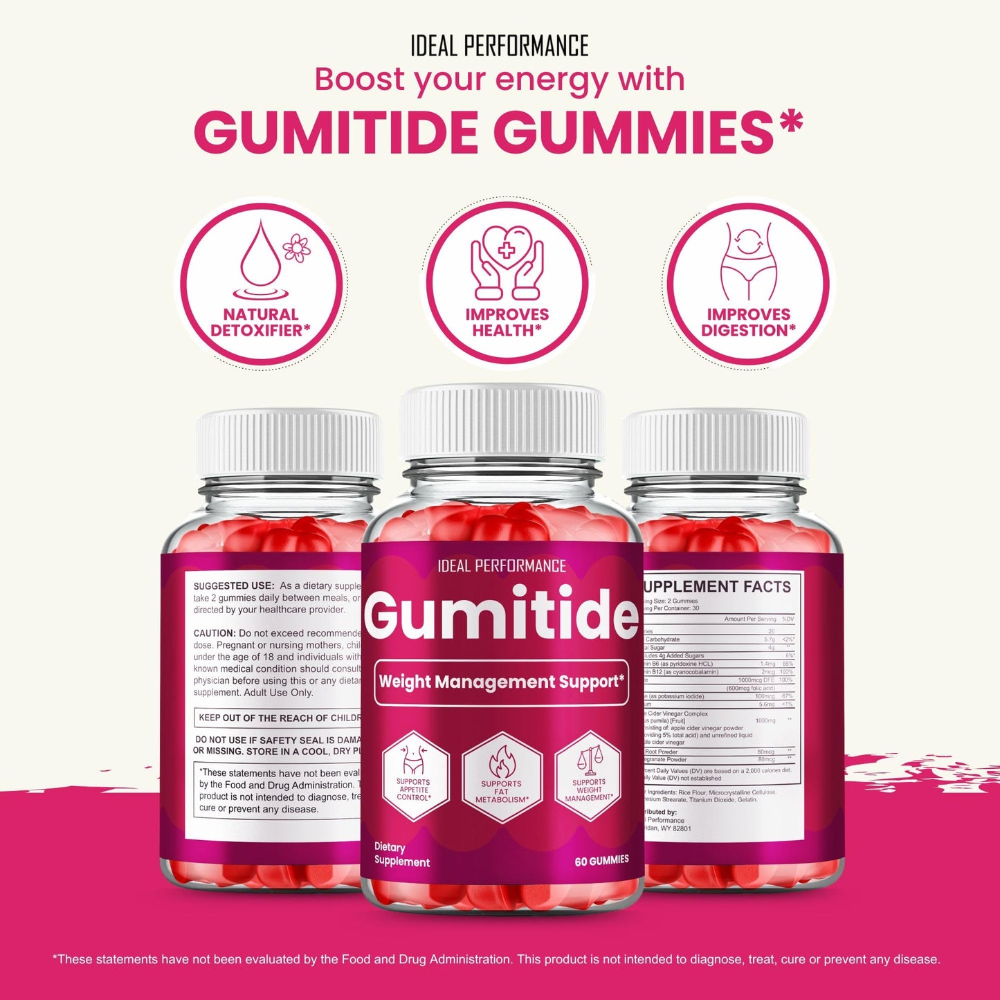 IDEAL PERFORMANCE Gumitide Gummies 300