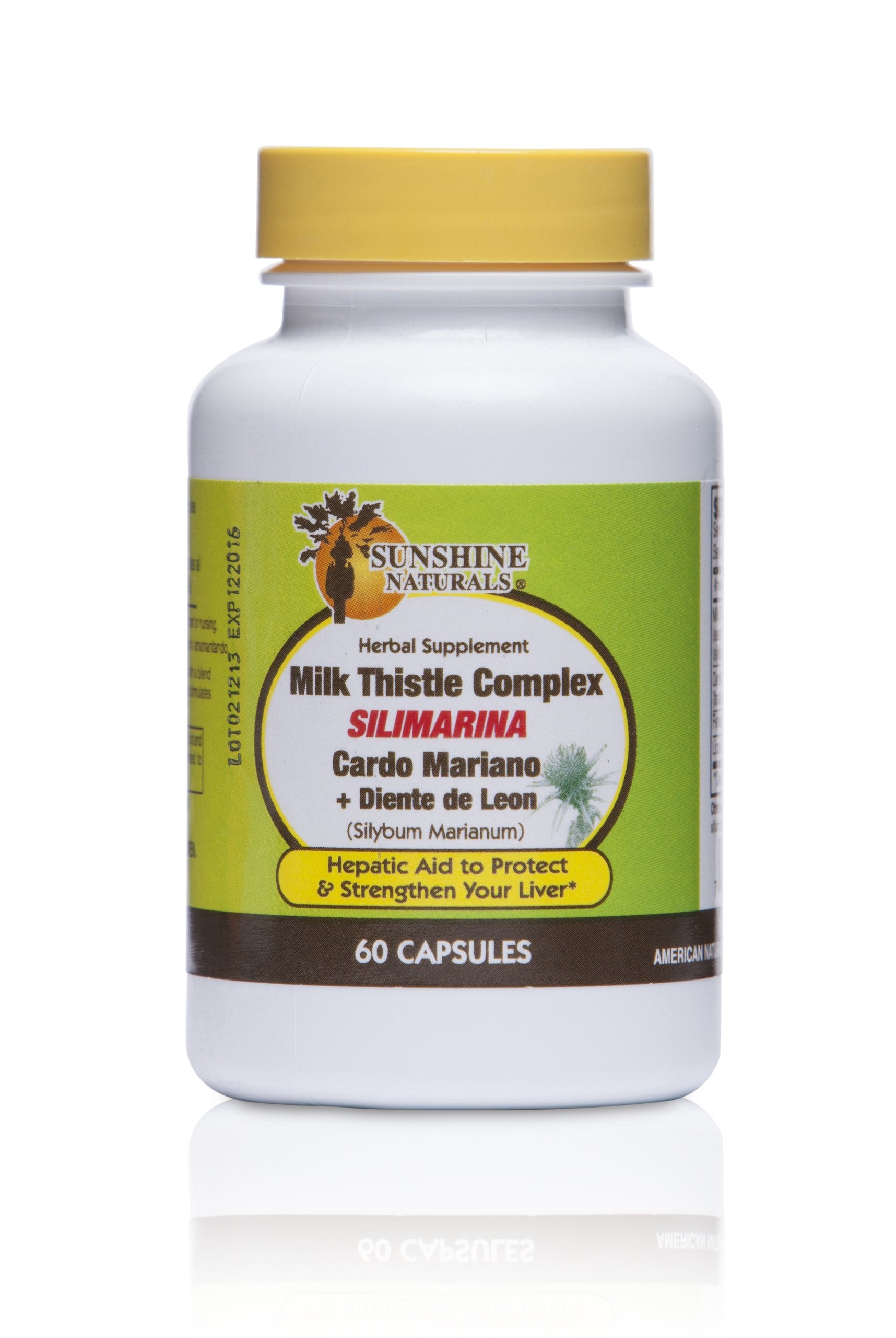Sunshine Naturals Milk Thistle Complex 120 Capsules