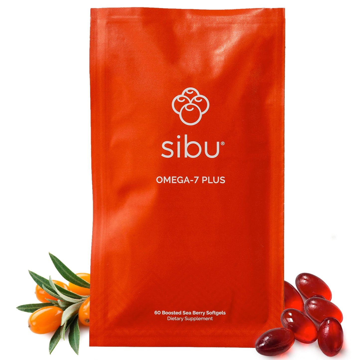sibu Sea Buckthorn Omega-7 Plus Capsules, 60 Count