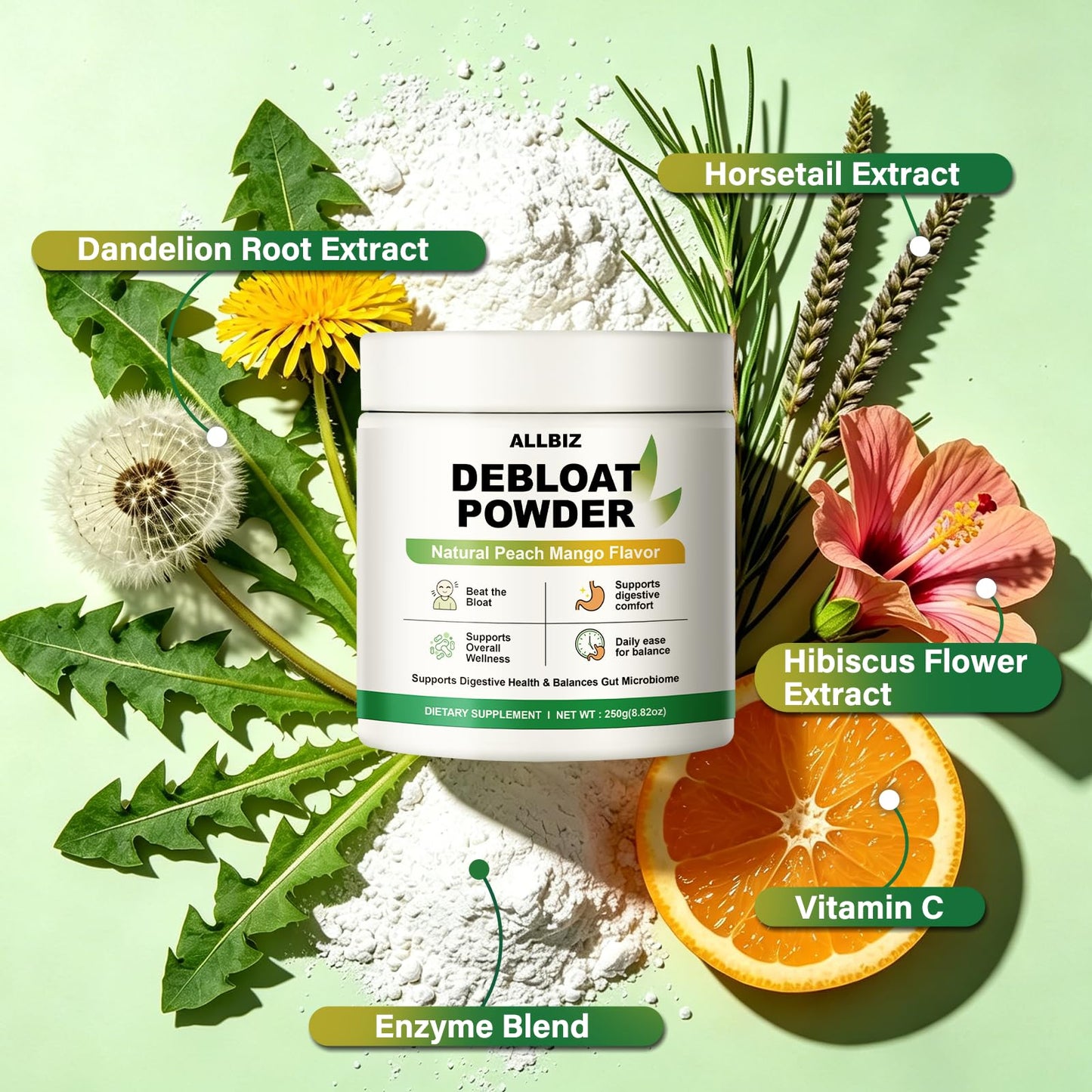 ALLBIZ Debloat Powder 8.82 oz