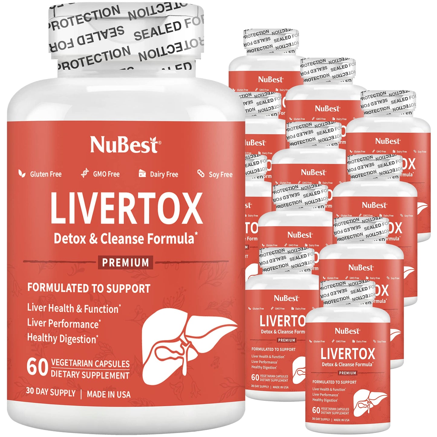 NuBest LiverTox Premium Liver Health Formula Capsules, 720