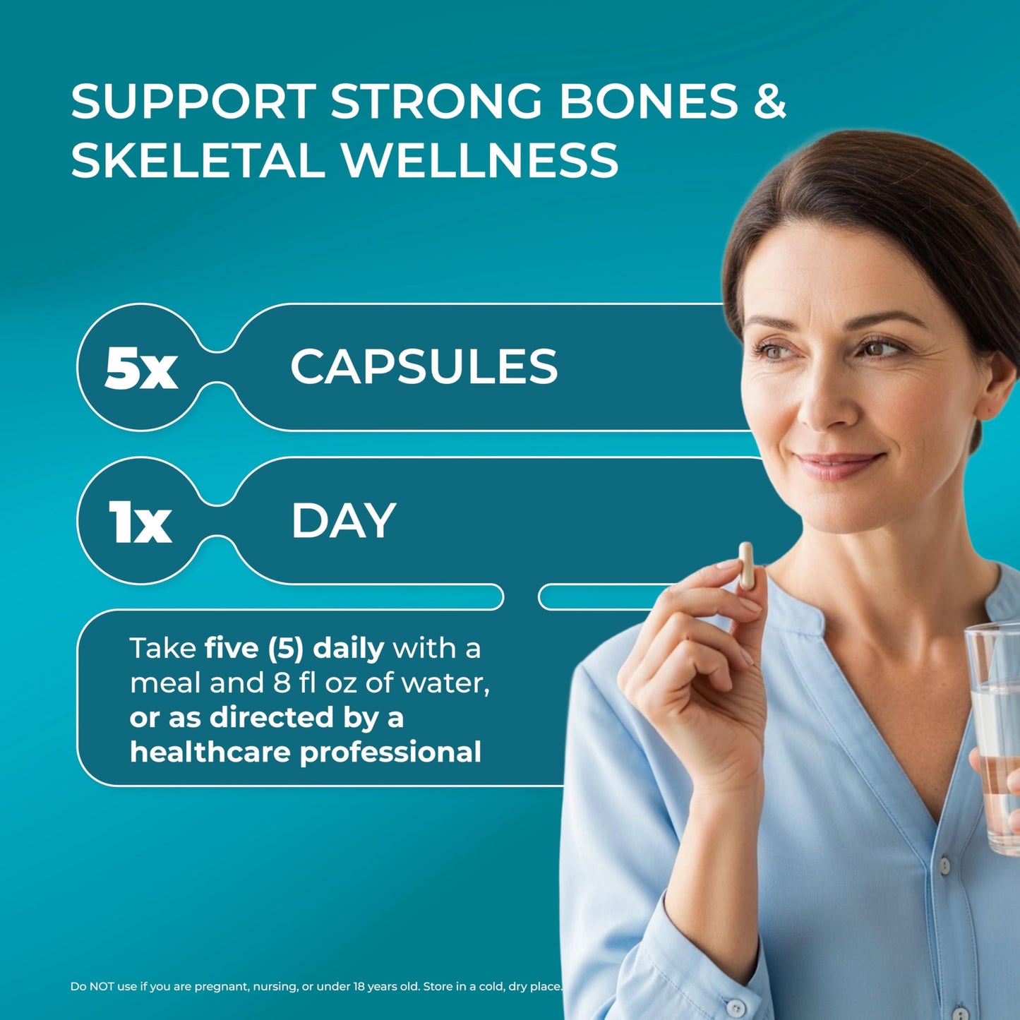 PUREHEALTH RESEARCH Bone Health Formula Capsules 150