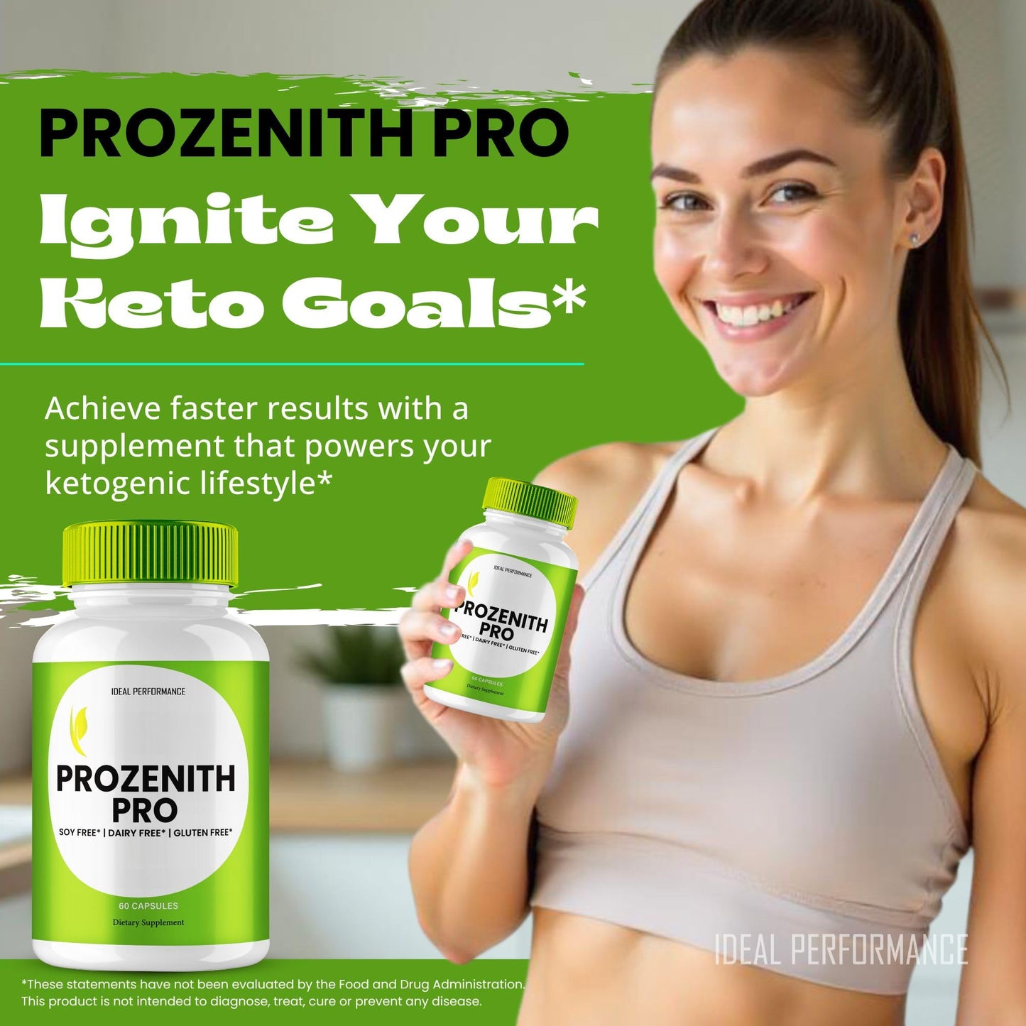 IDEAL PERFORMANCE Prozenith Capsules, 60 Count