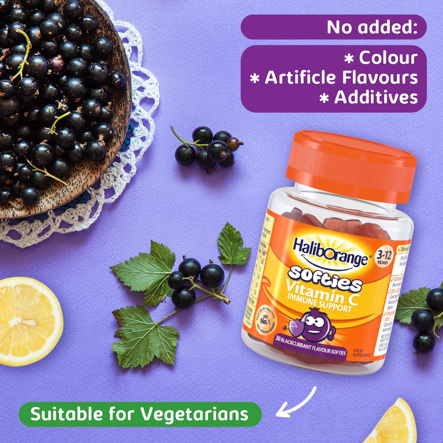 Haliborange Vitamin C Immune Softies Capsules, 30